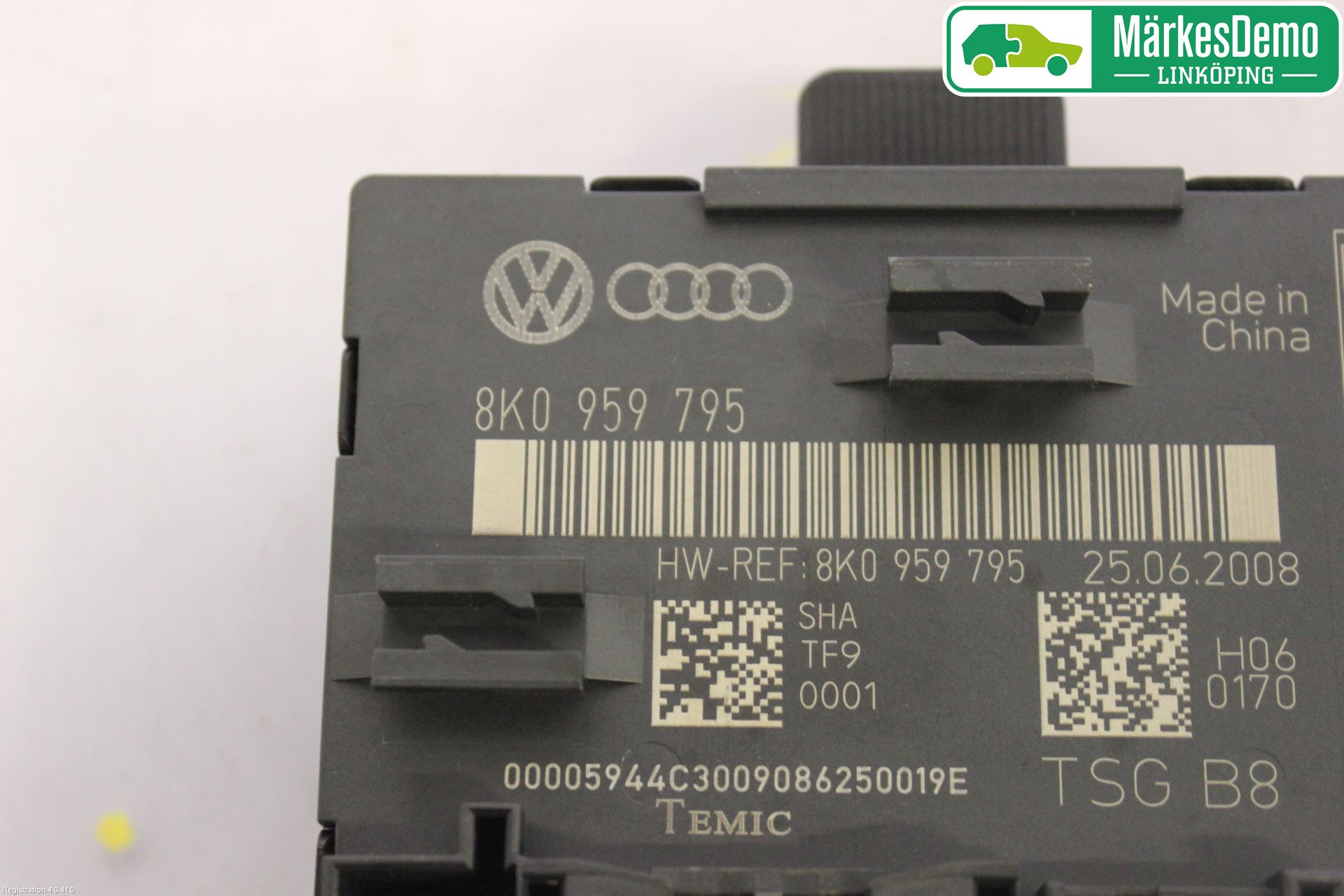 Audi A4/S4 08-11 Styrenhet Dörr