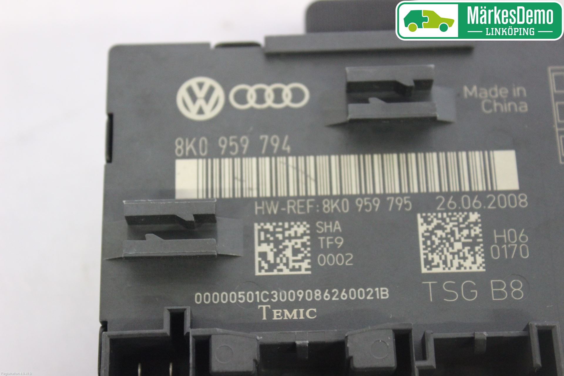 Audi A4/S4 08-11 Styrenhet Dörr