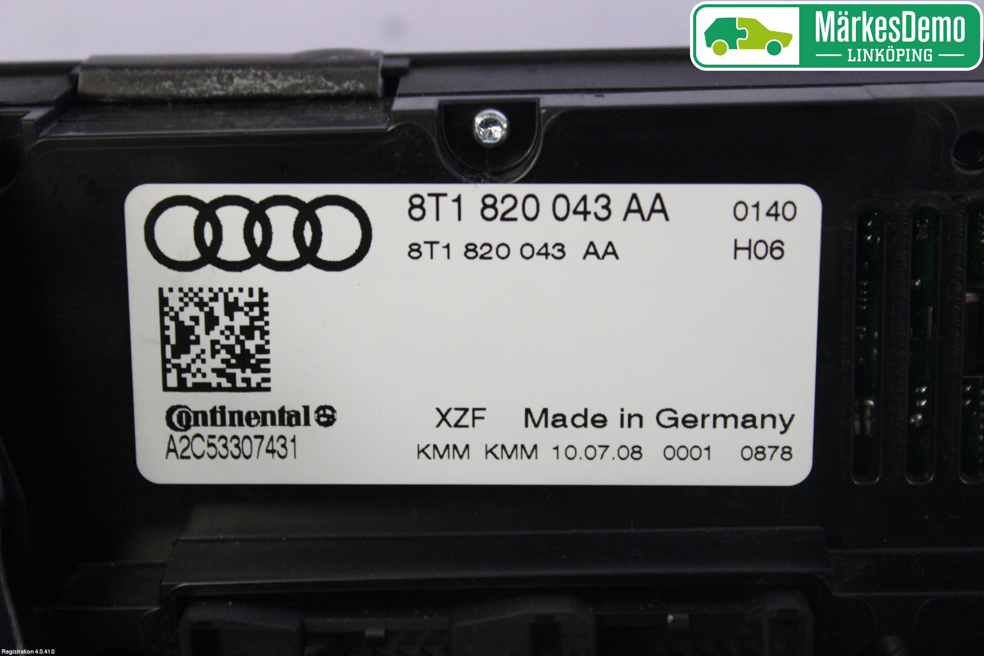 Audi A4/S4 08-11 Ac Styrenhet Ac Manöveren