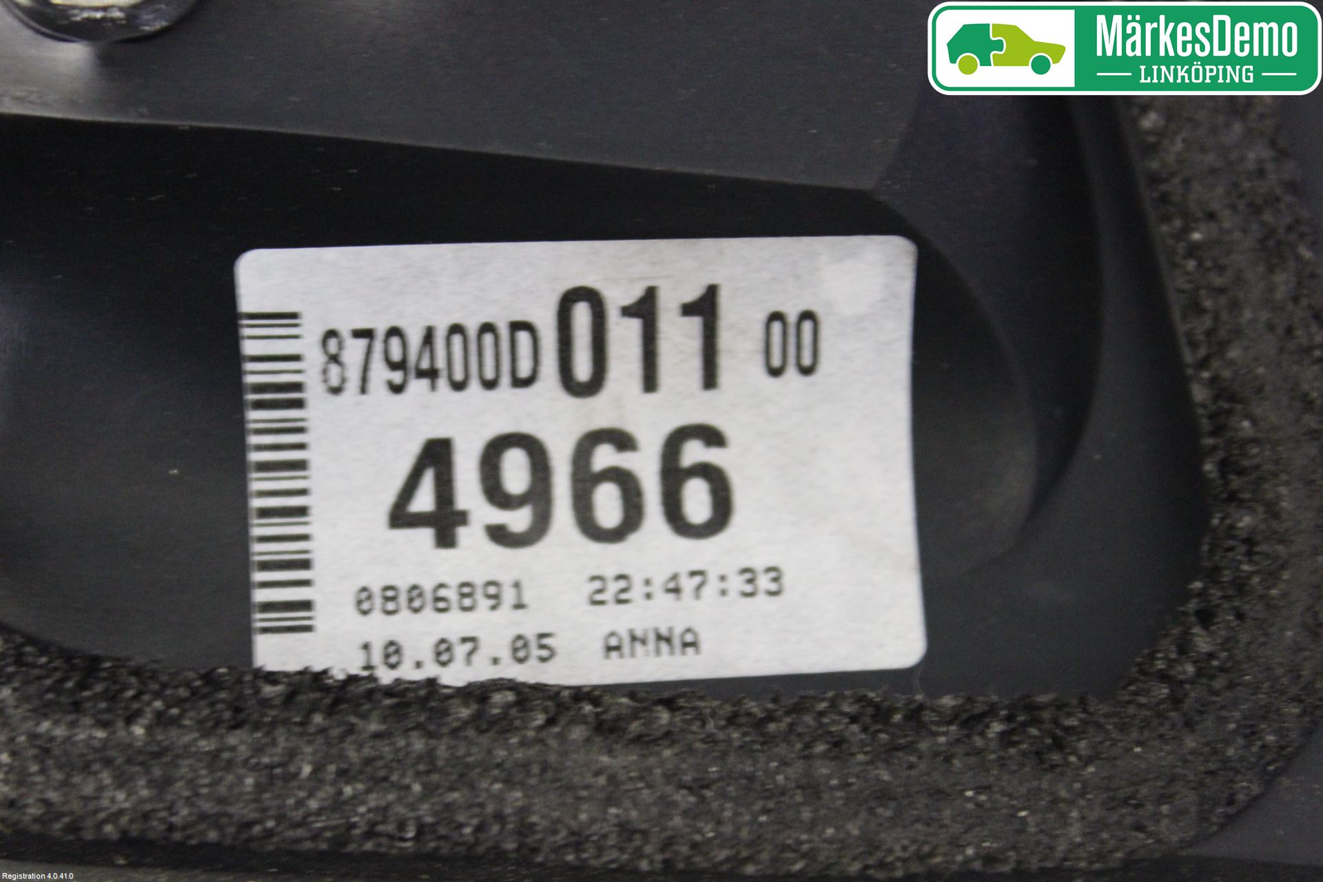 Toyota YARIS P1 03-05 Spegel Yttre Justerbar Vä