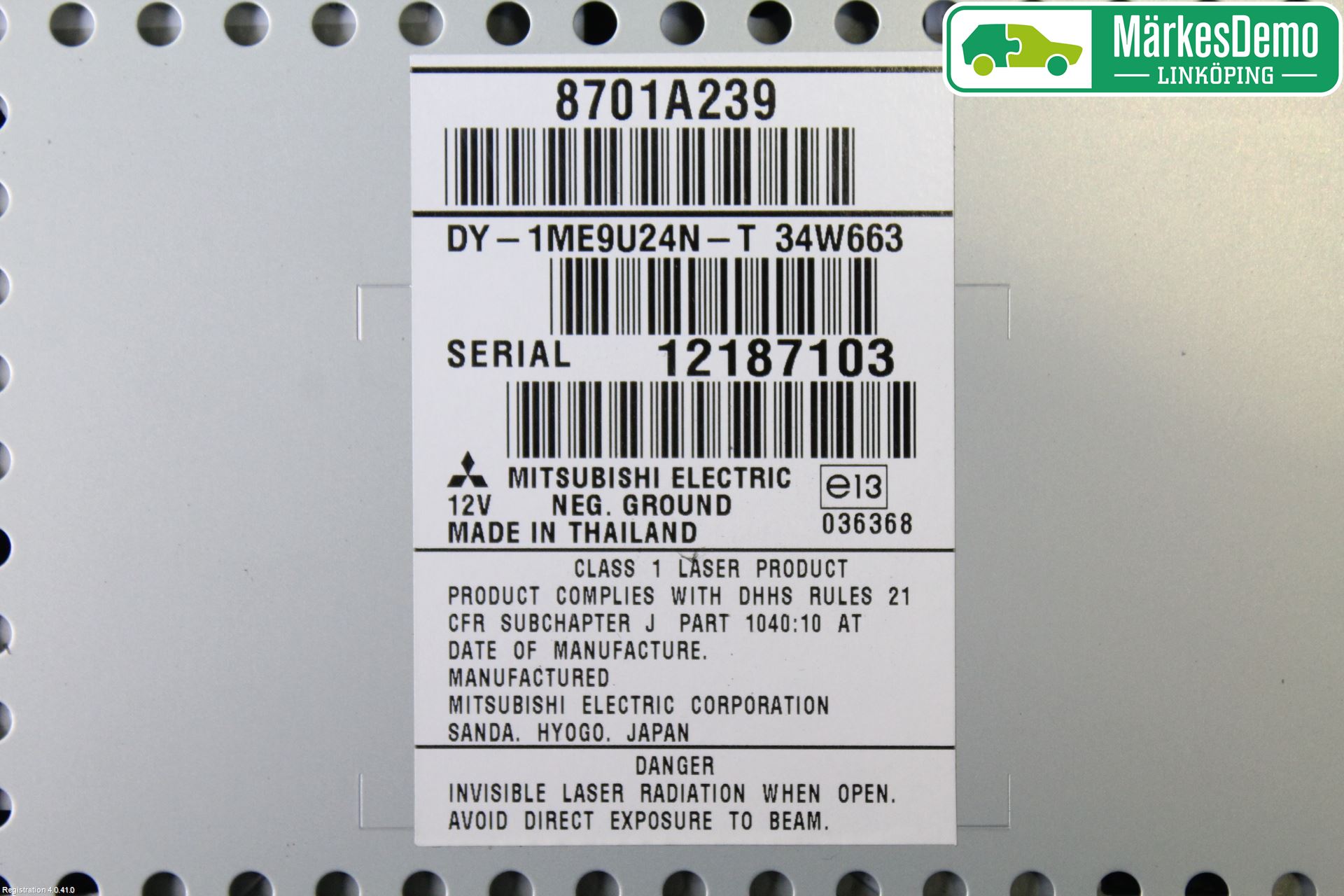 Mitsubishi COLT 09-13 Cd Radio - Multimediapanel