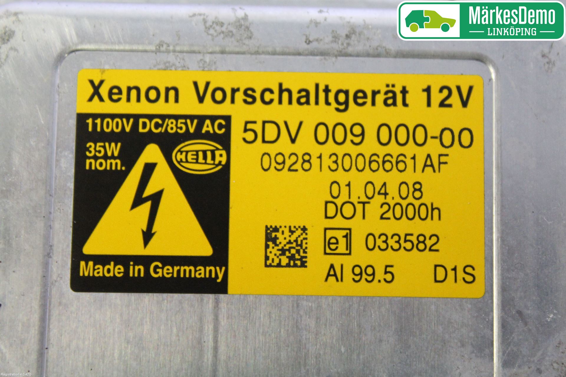 Ford S-MAX 06-15 Styrenhet Strålkastare