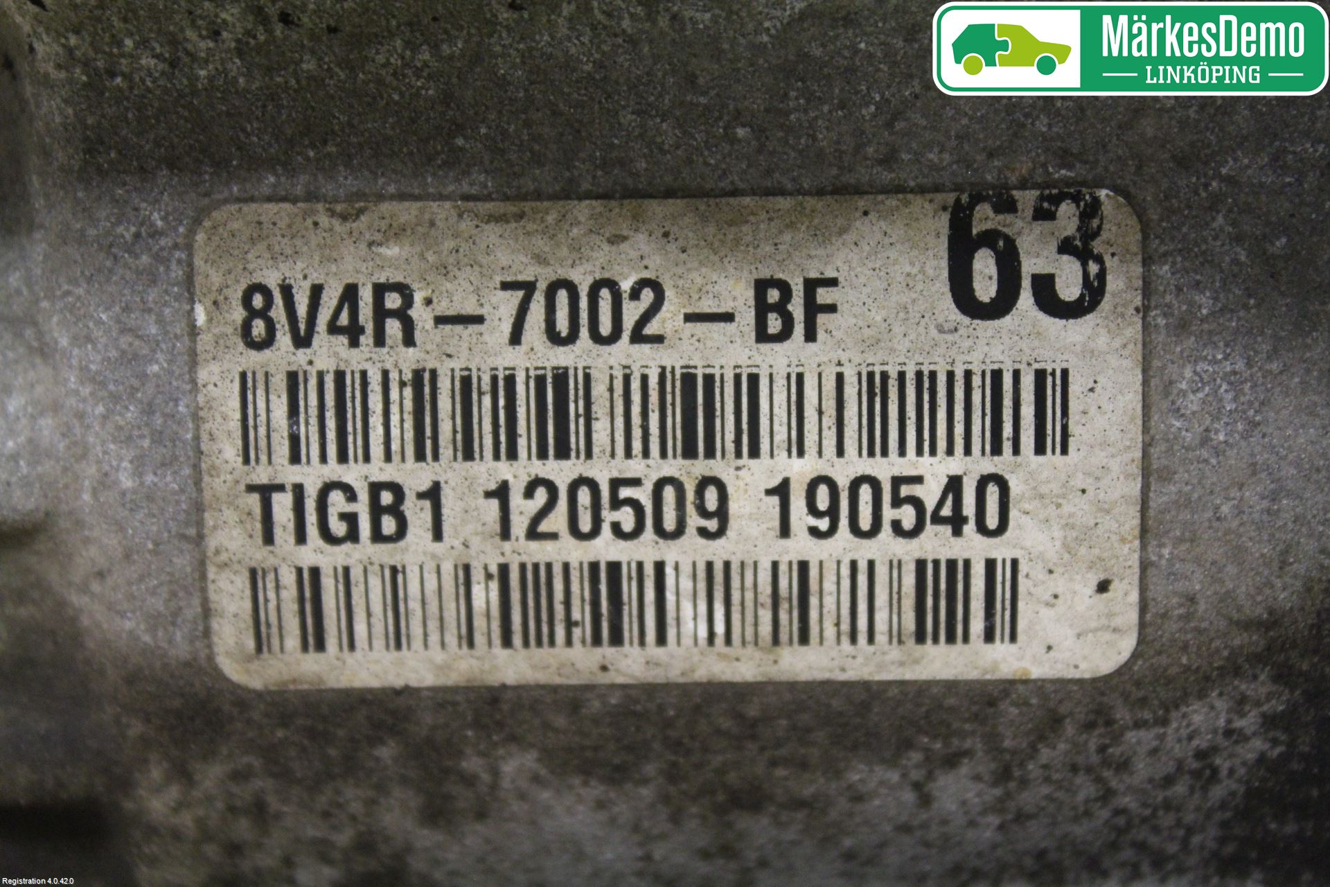 Ford KUGA 08-12 Växellåda Man 6 Vxl