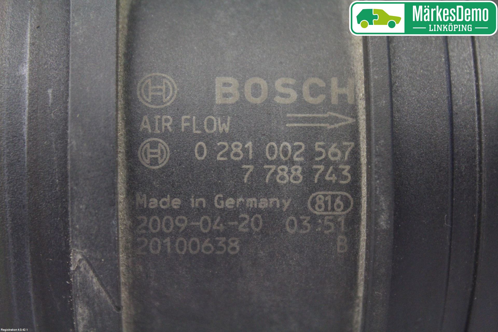 BMW 1 E87/81 5D/3D 03-11 Injluftmassamätare