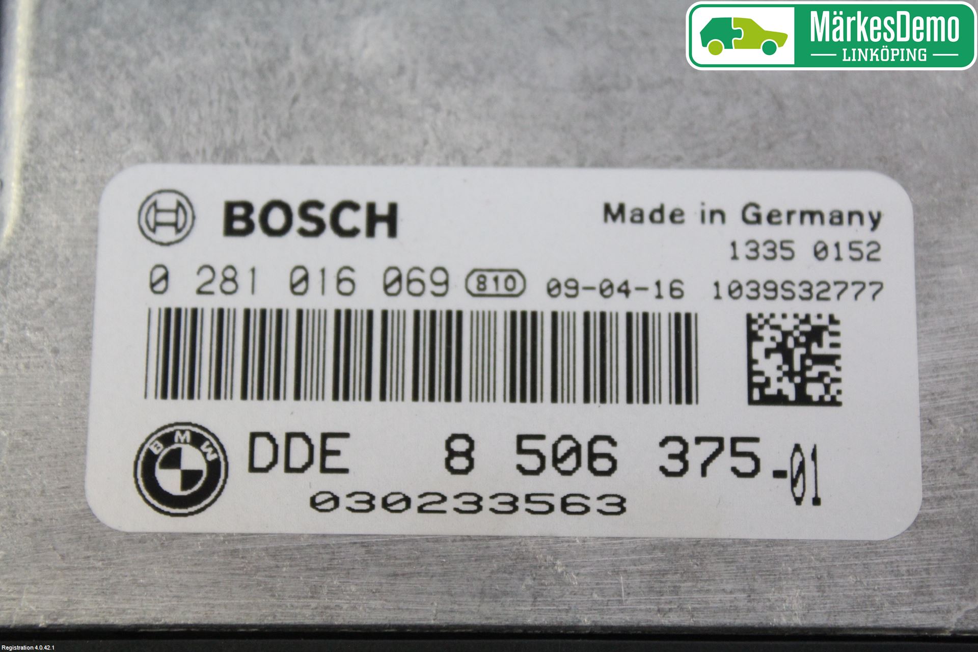 BMW 1 E87/81 5D/3D 03-11 Styrenhet Insprut Bensin