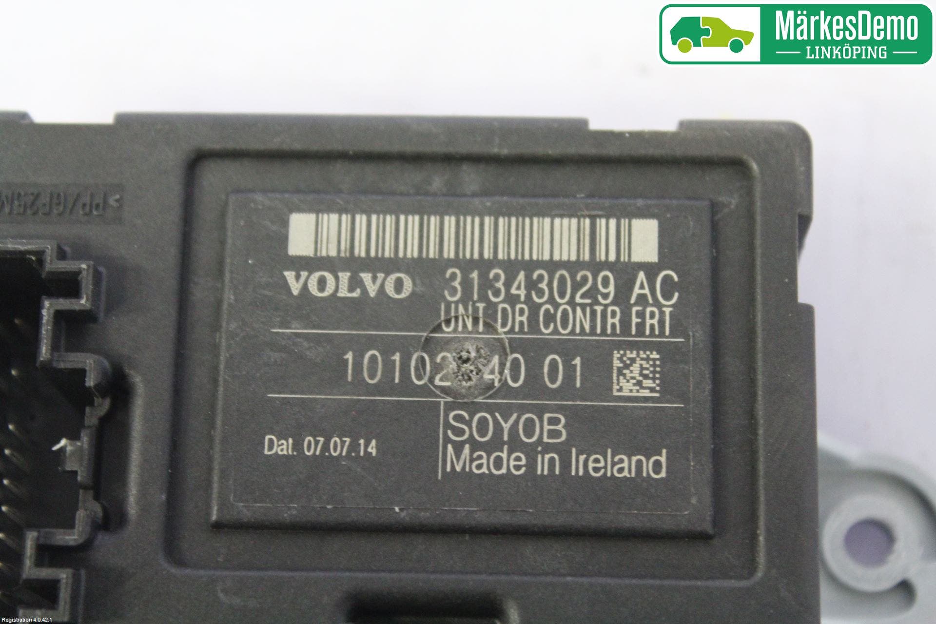 Volvo V70 14-16 Styrenhet Dörr