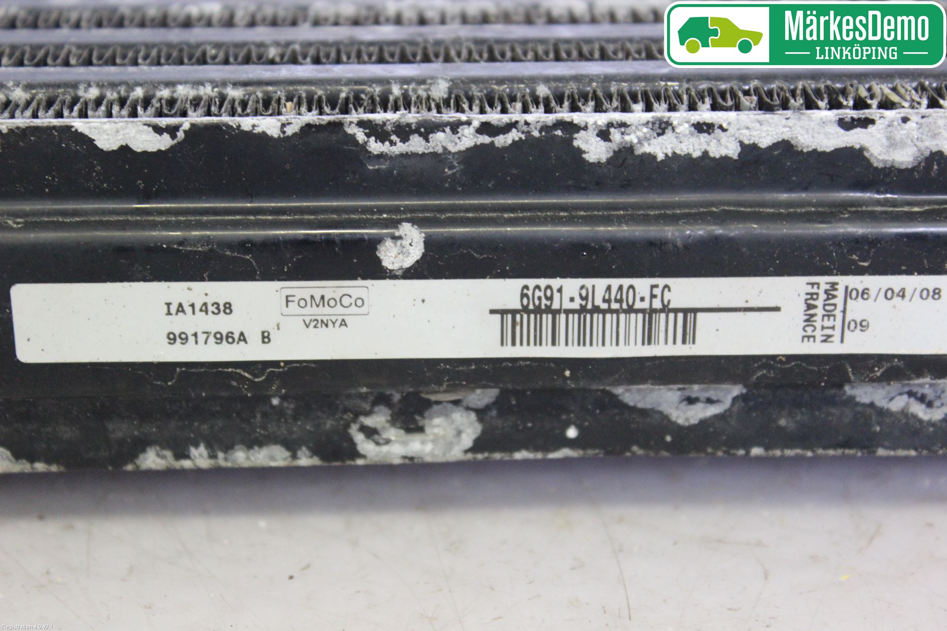 Ford S-MAX 06-15 Laddluft-Intercooler Kyl