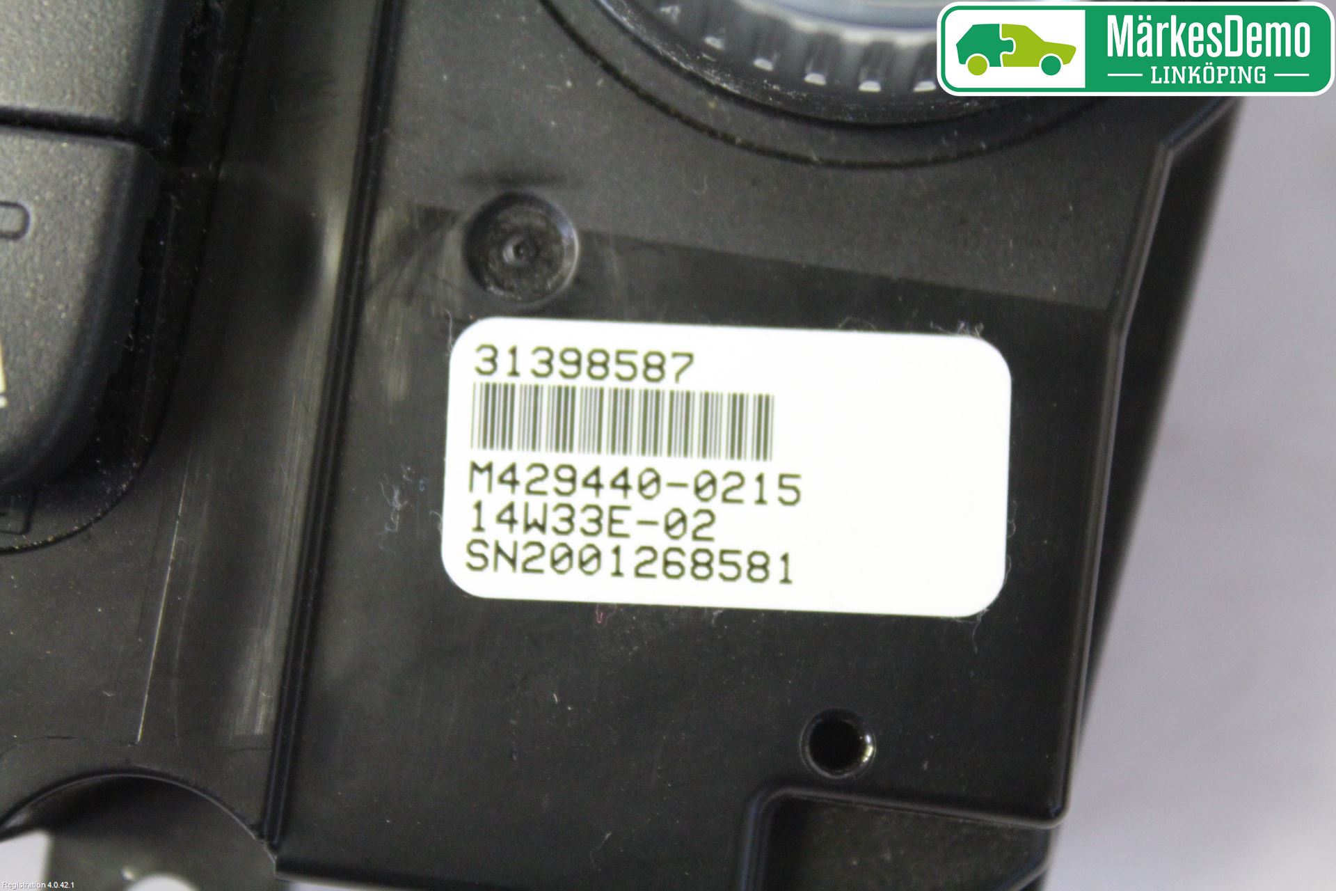 Volvo V70 14-16 Ac Styrenhet Ac Manöveren