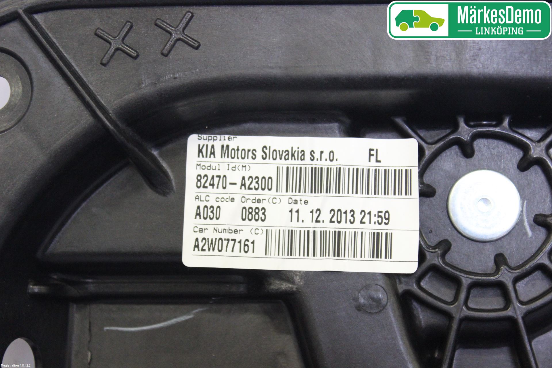 Kia CEED 12-18 Fönsterhissmekanism
