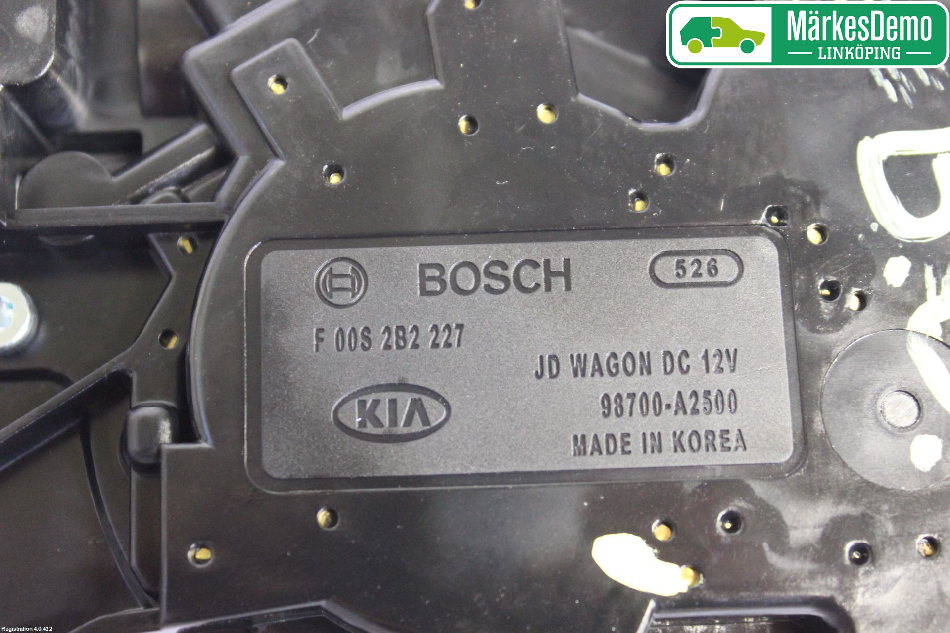 Kia CEED 12-18 Torkarmotor Baklucka