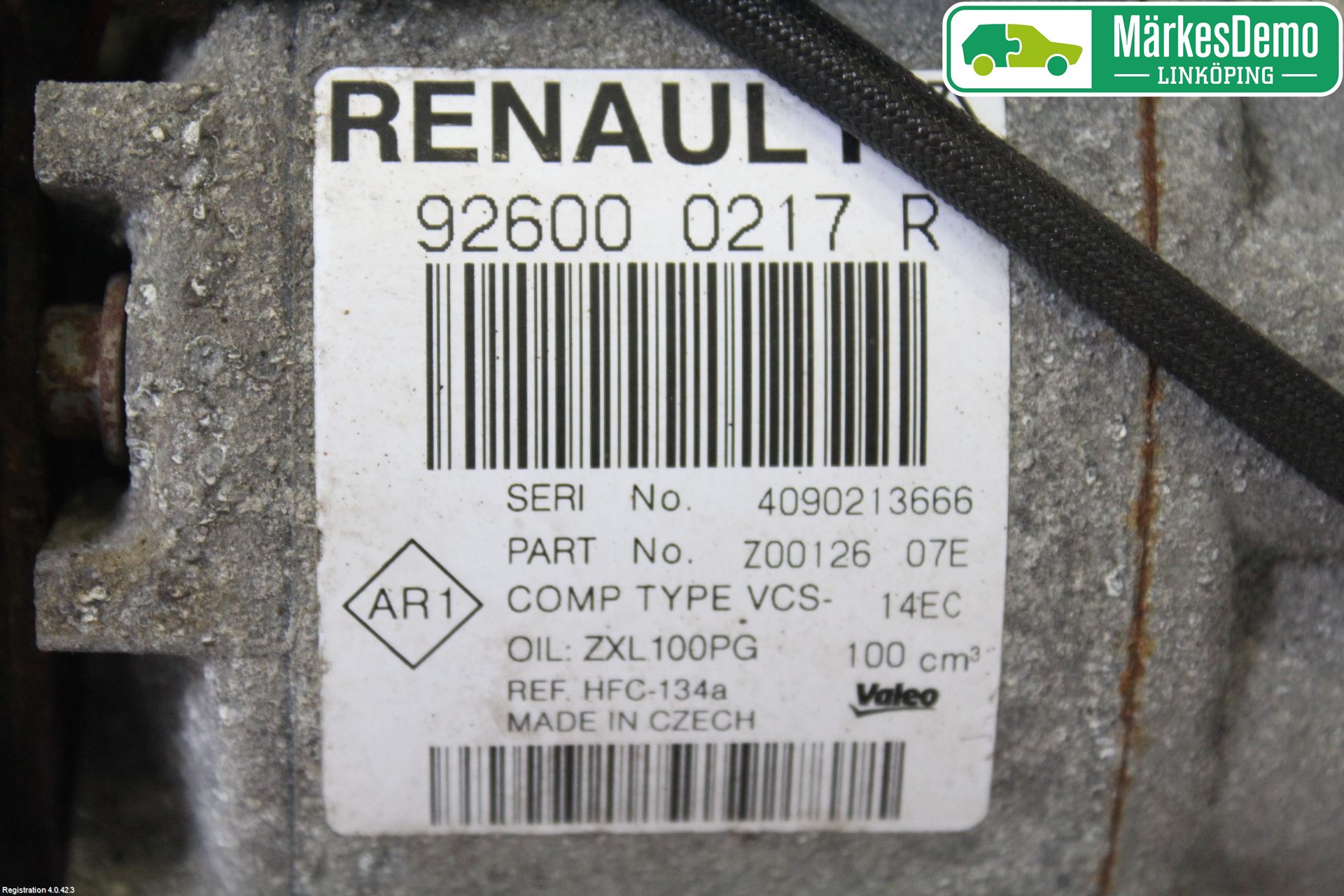 Renault CLIO IV 12-16 Ac Kompressor