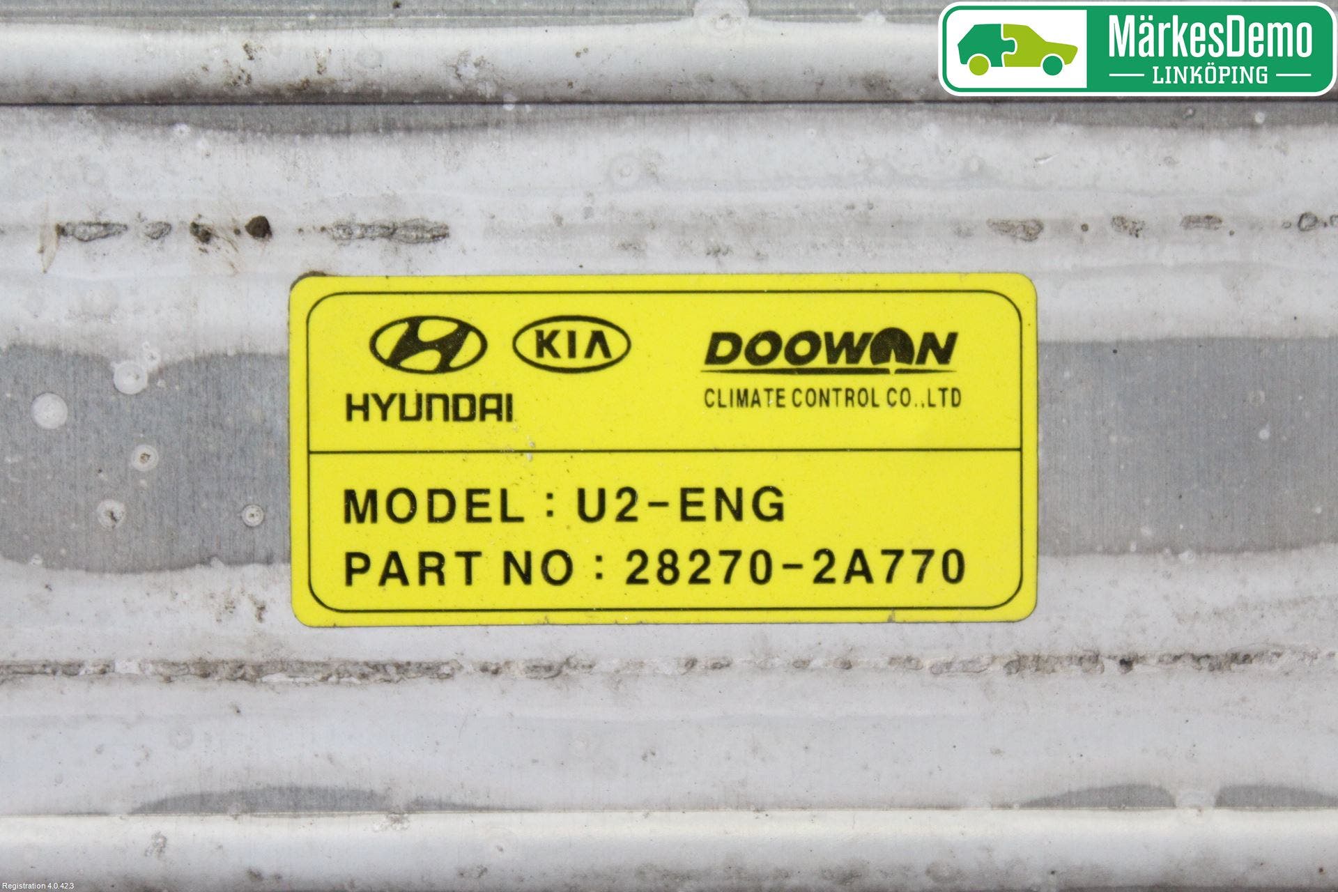 Kia CEED 12-18 Laddluft-Intercooler Kyl