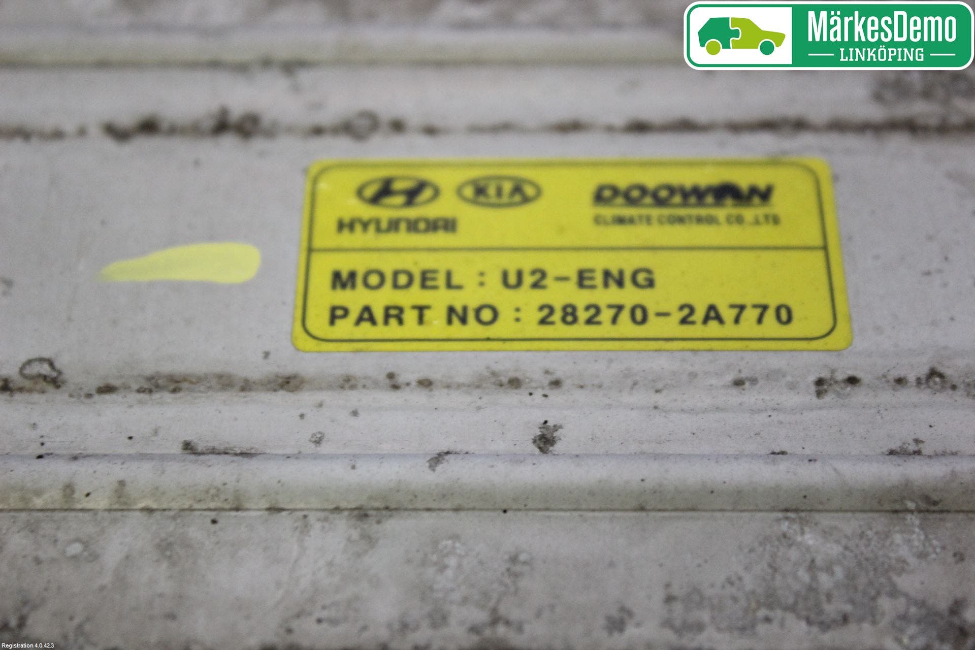 Hyundai i30 GD 13-17 Laddluft-Intercooler Kyl