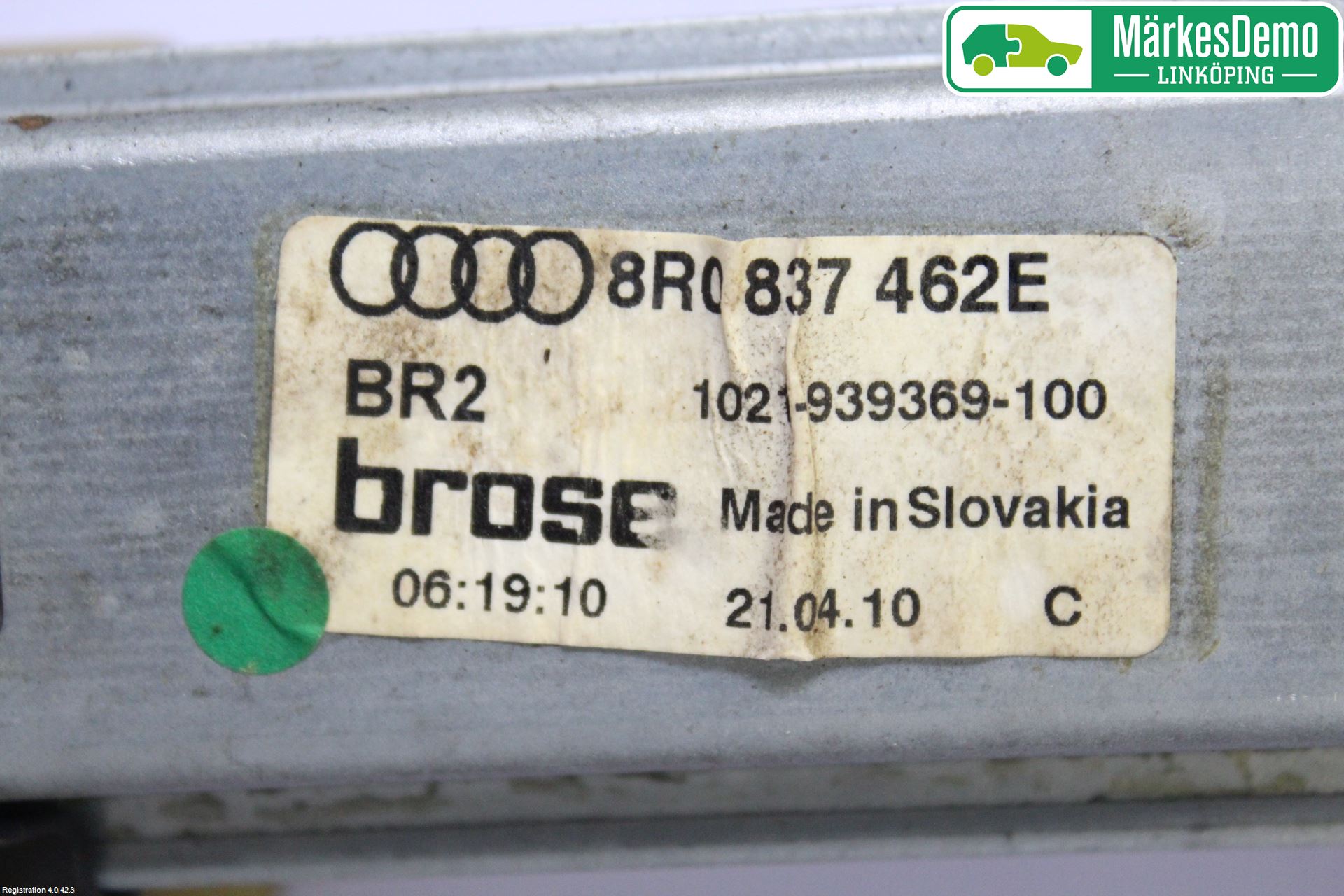 Audi Q5 09-16 Fönsterhissmekanism