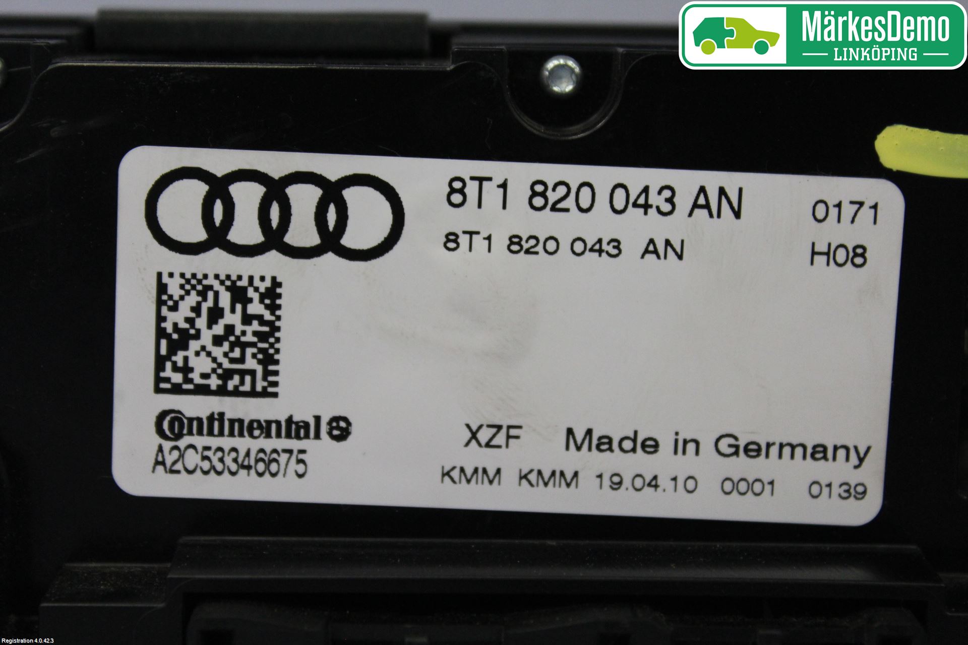 Audi Q5 09-16 Ac Styrenhet Ac Manöveren