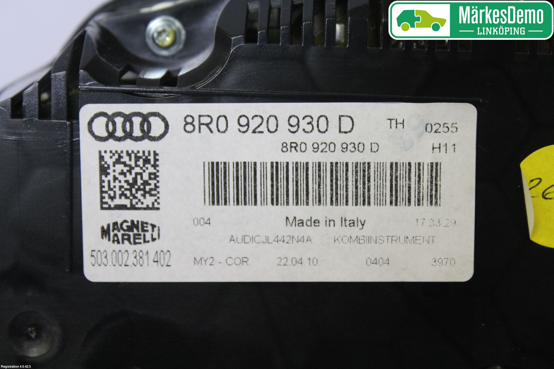 Audi Q5 09-16 Instrument Komb