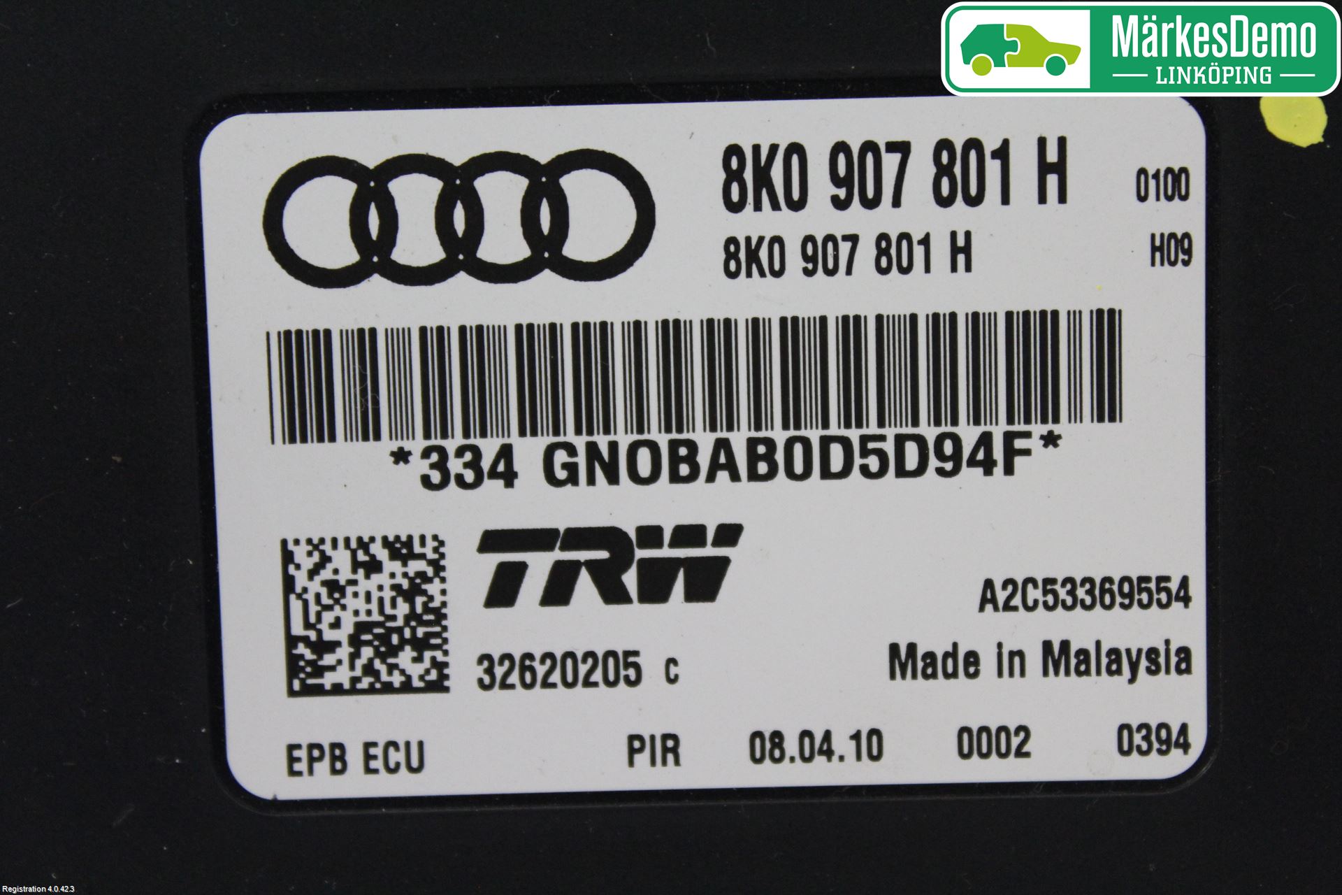 Audi Q5 09-16 Styrenhet Parkbroms Epb