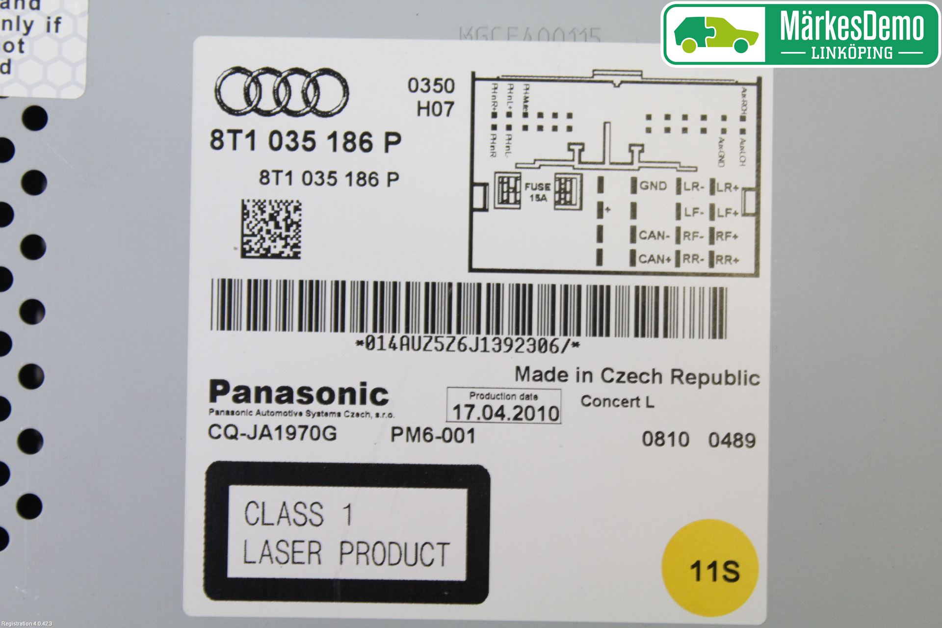 Audi Q5 09-16 Cd Radio - Multimediapanel