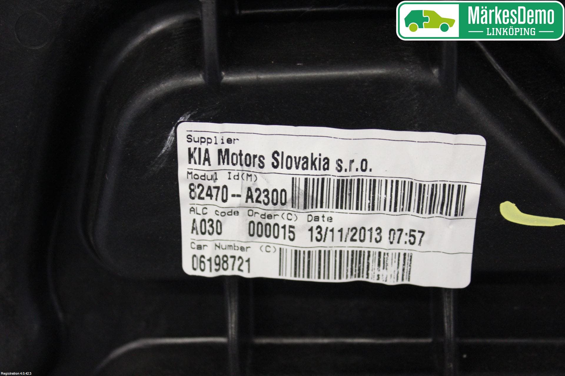 Kia CEED 12-18 Fönsterhissmekanism