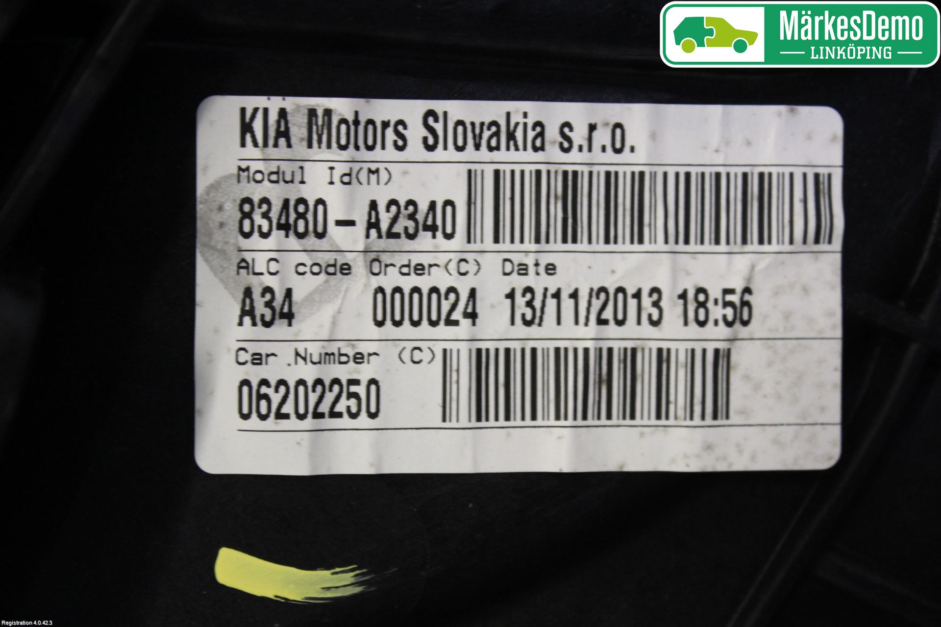 Kia CEED 12-18 Fönsterhissmekanism