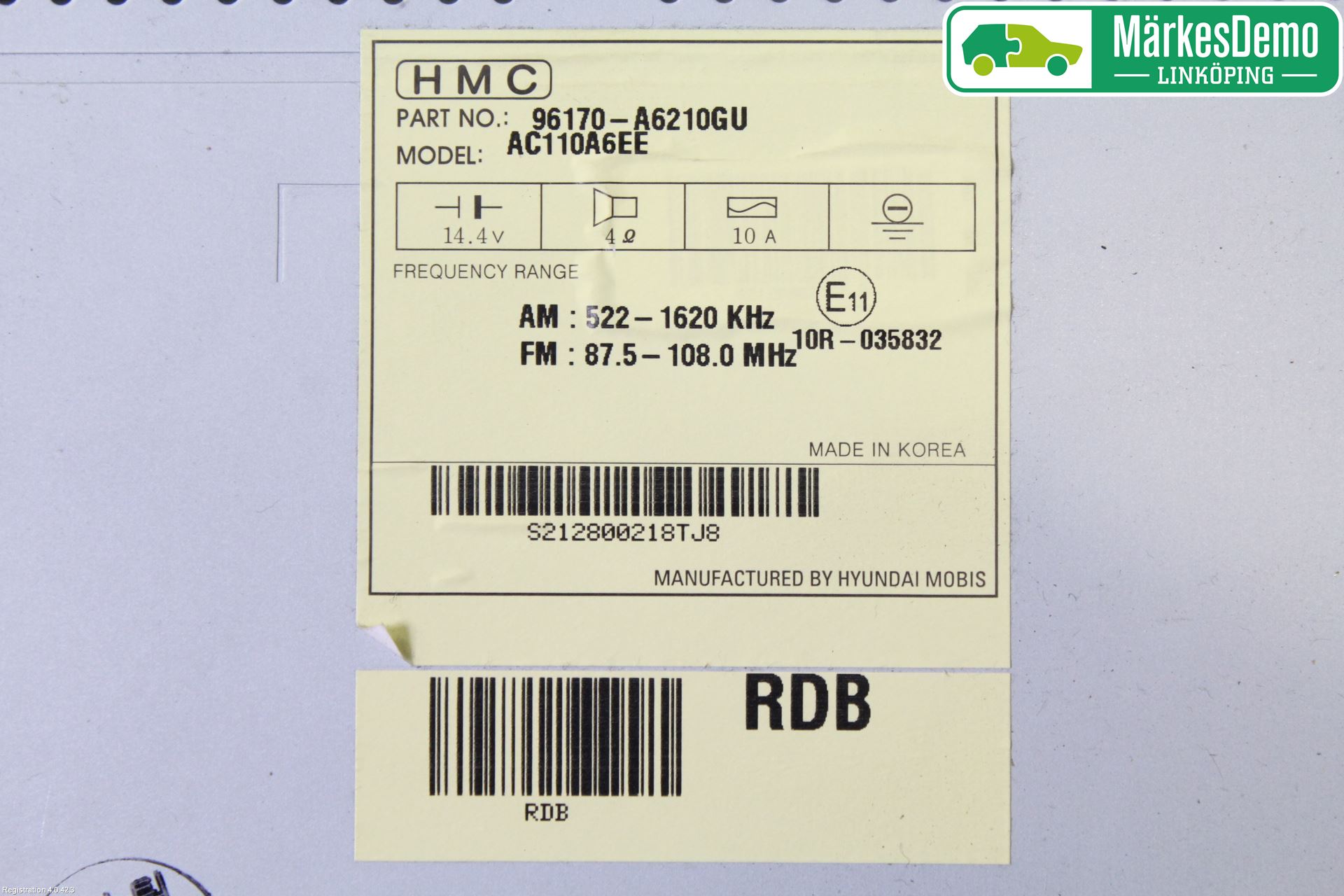 Hyundai i30 GD 13-17 Cd Radio - Multimediapanel