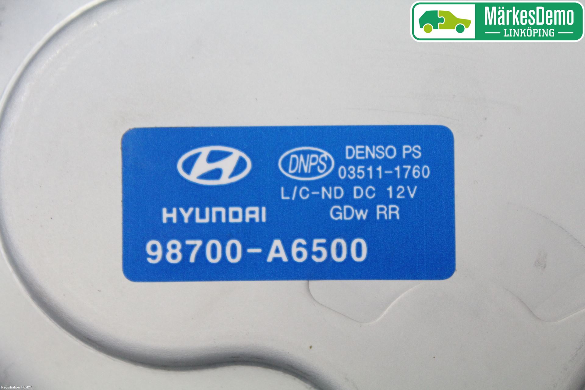 Hyundai i30 GD 13-17 Torkarmotor Baklucka