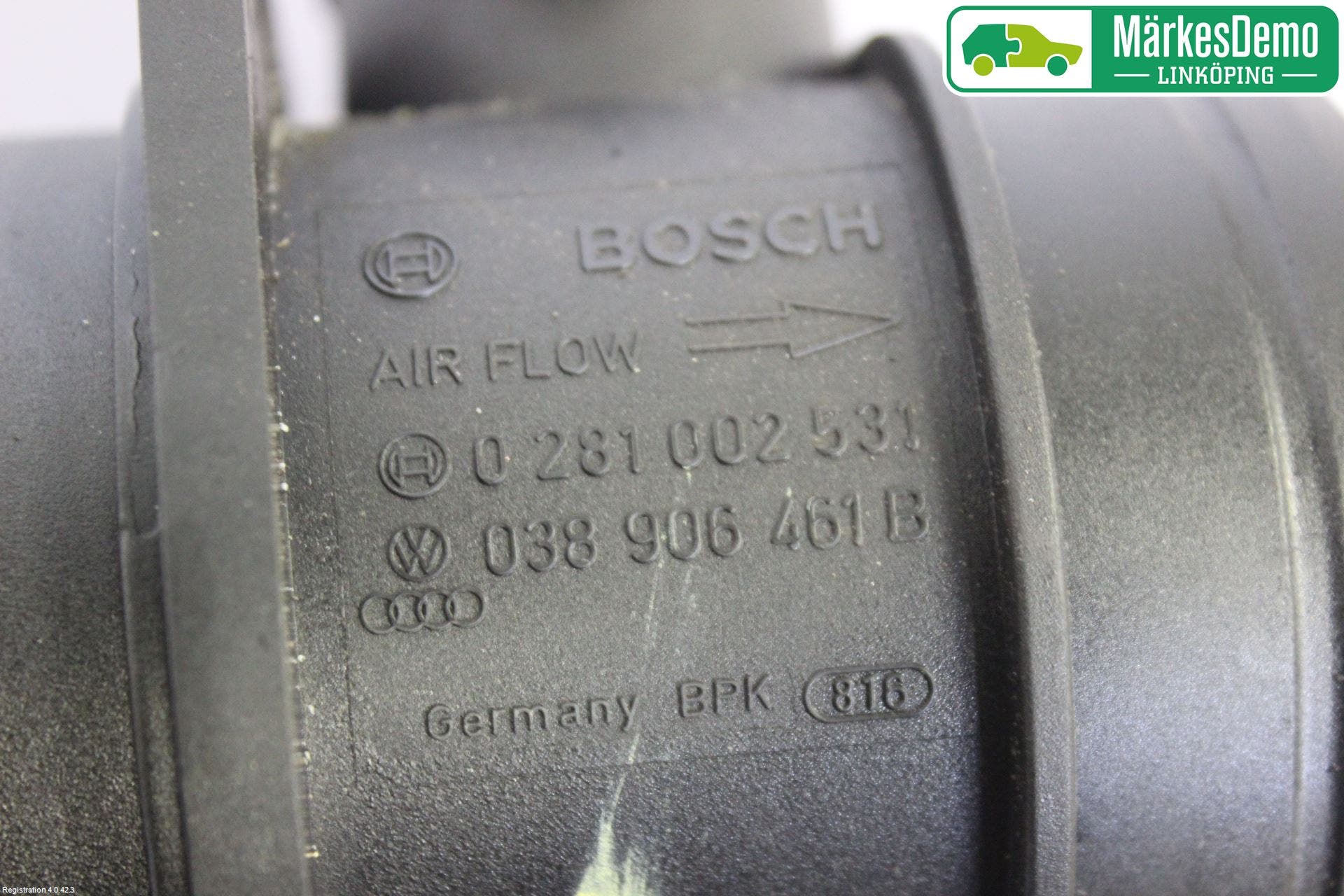 Volkswagen VW GOLF V 04-09 Injluftmassamätare