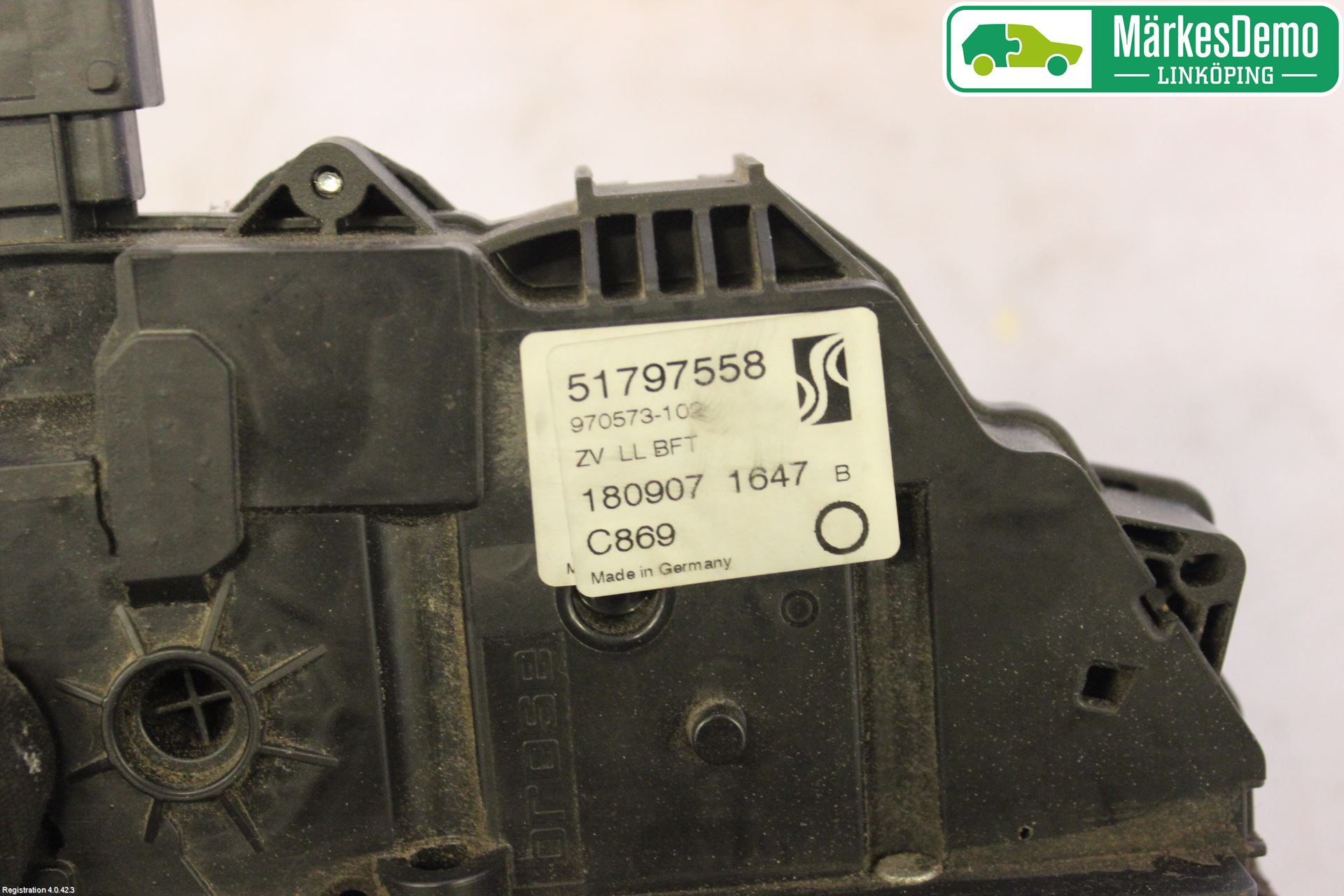 Fiat GRANDE PUNTO 05-10 Låskista-Dörrlås