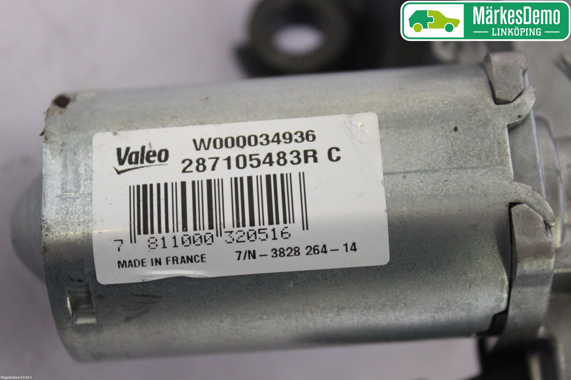 Renault CLIO IV 12-16 Torkarmotor Baklucka