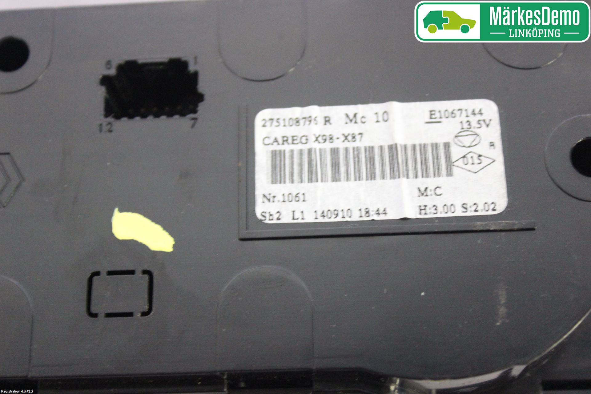 Renault CLIO IV 12-16 Ac Styrenhet Ac Manöveren