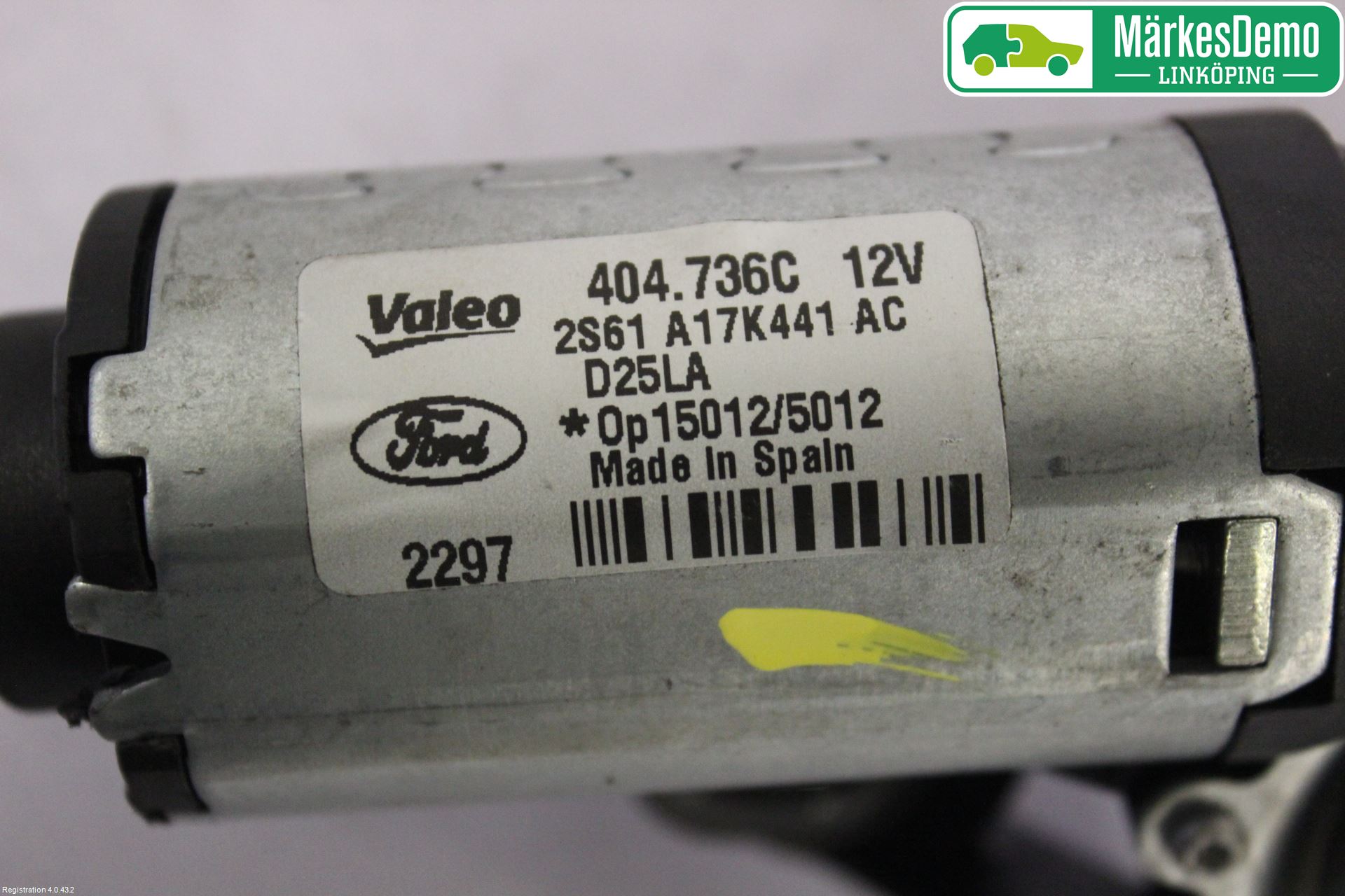 Ford FIESTA     06-08 Torkarmotor Baklucka