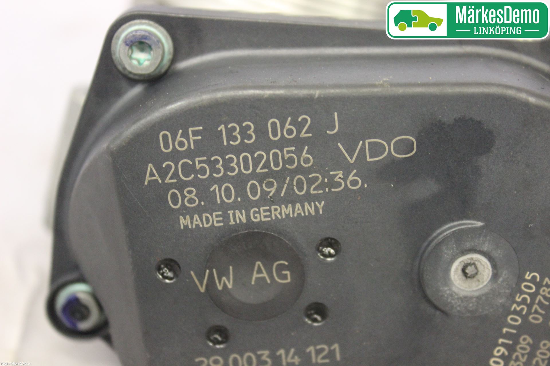 Audi A5 07-16 Injspjällhus