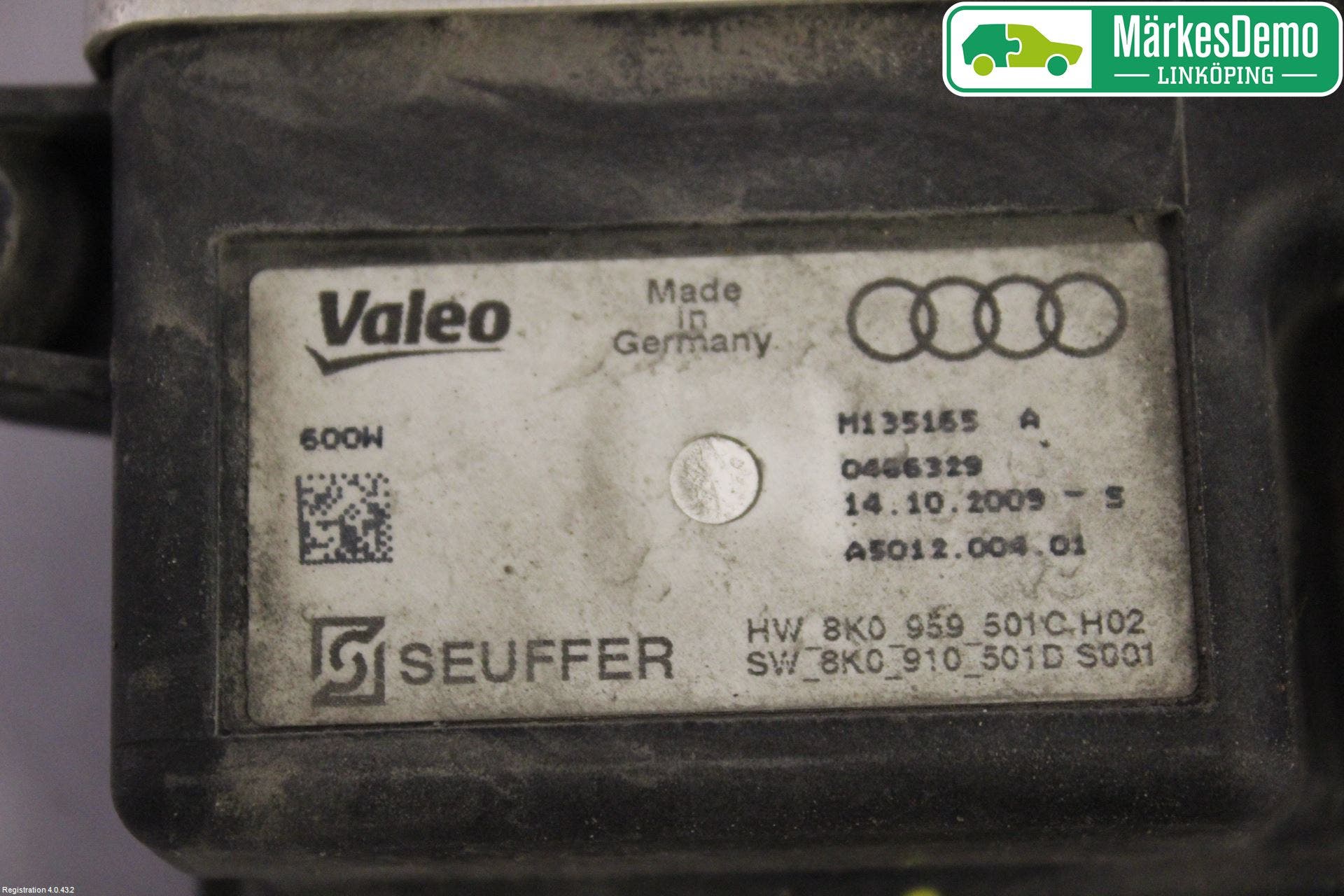 Audi A5 07-16 Relä Kylfläkt