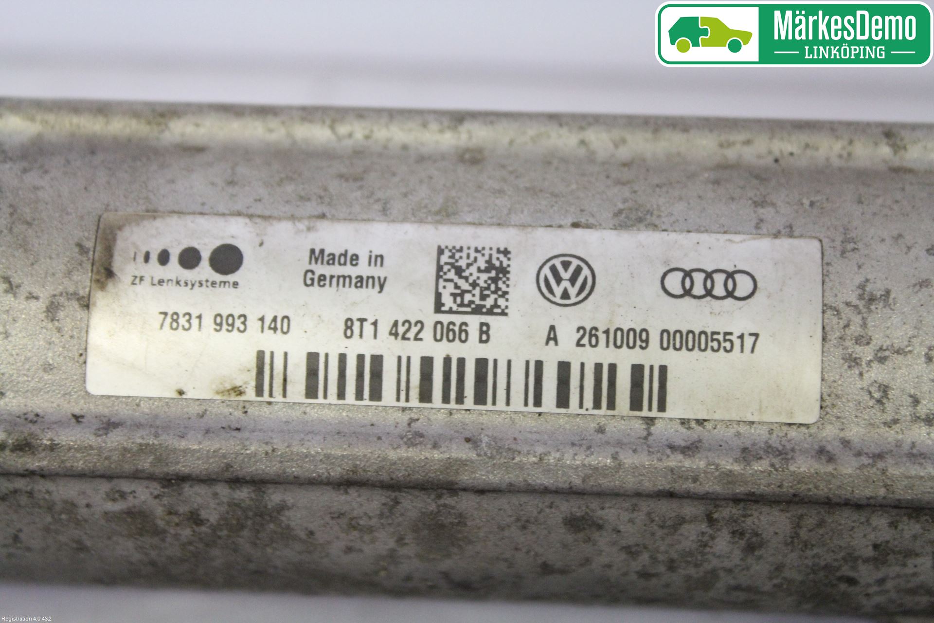 Audi A5 07-16 Styrväxel Servo -Snäcka