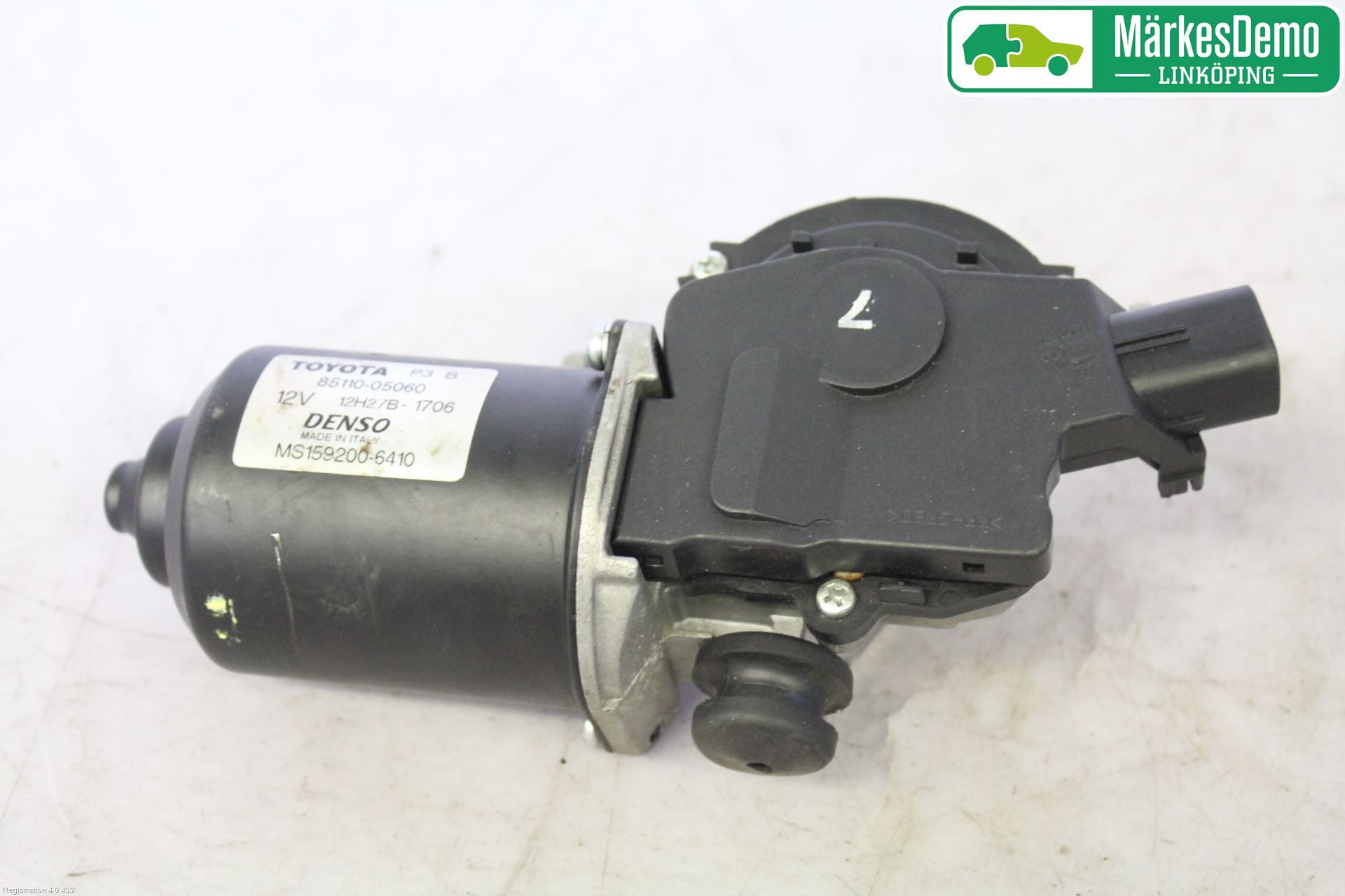 Toyota AVENSIS 07-08 Torkarmotor Vindruta