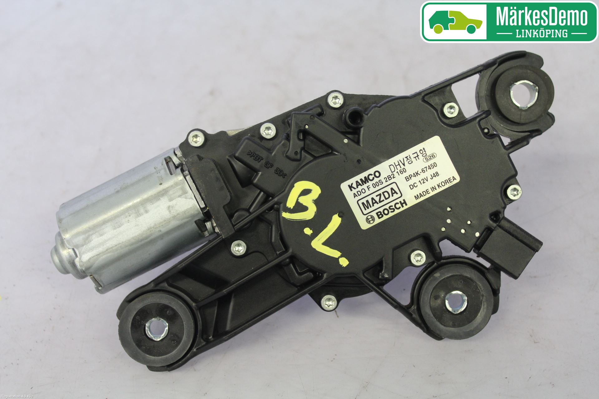 Mazda 3 I 07-08 Torkarmotor Baklucka