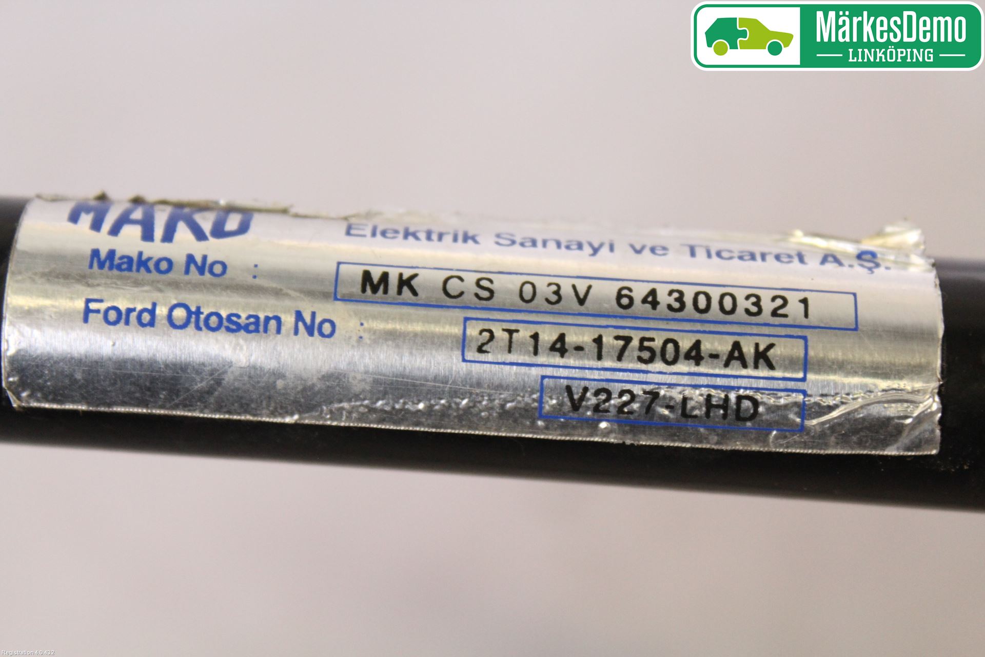 Ford TRANSIT CONNECT 03-08 Torkarmekanism Vindruta