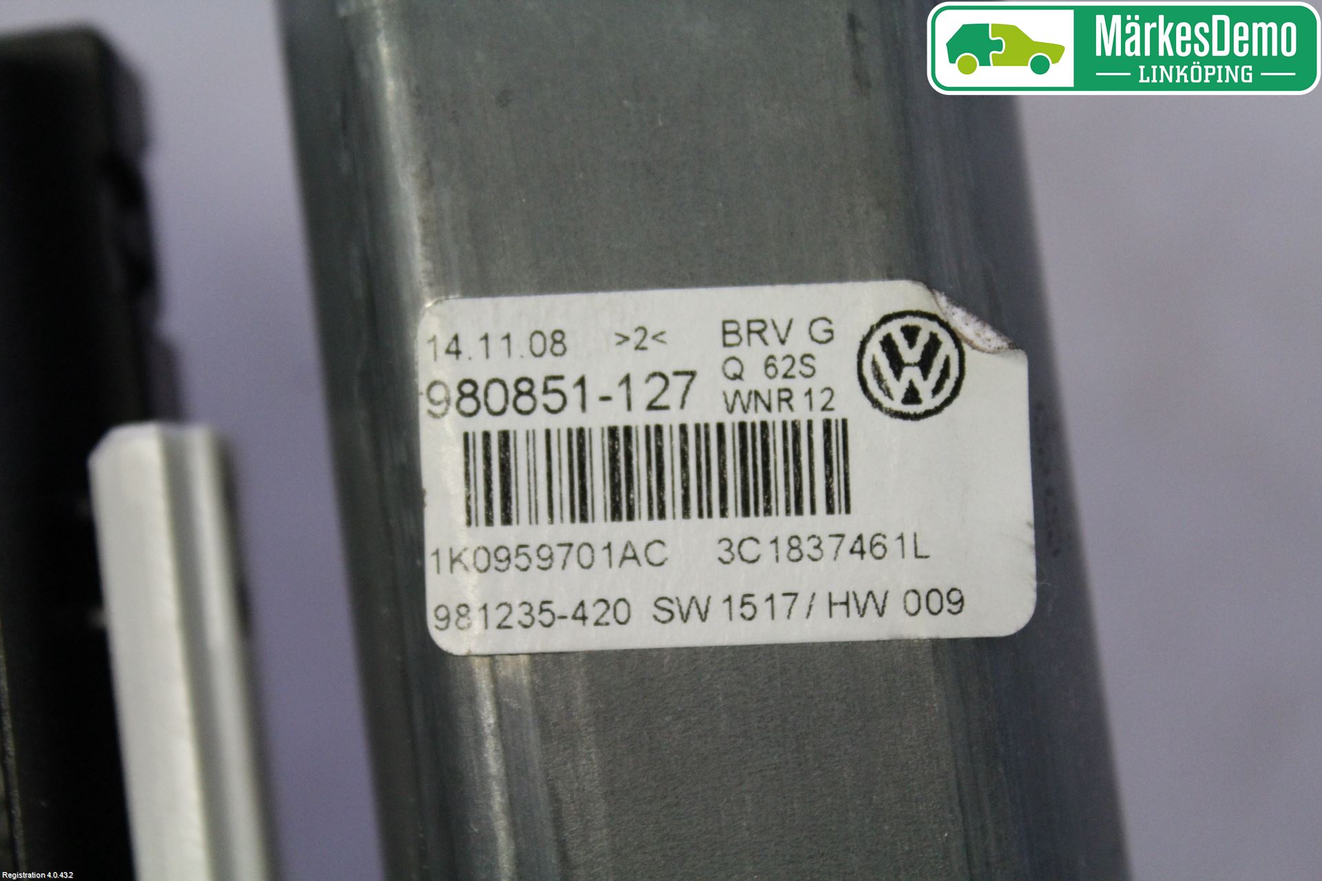 Volkswagen VW PASSAT 05-11 Fönsterhissmotor