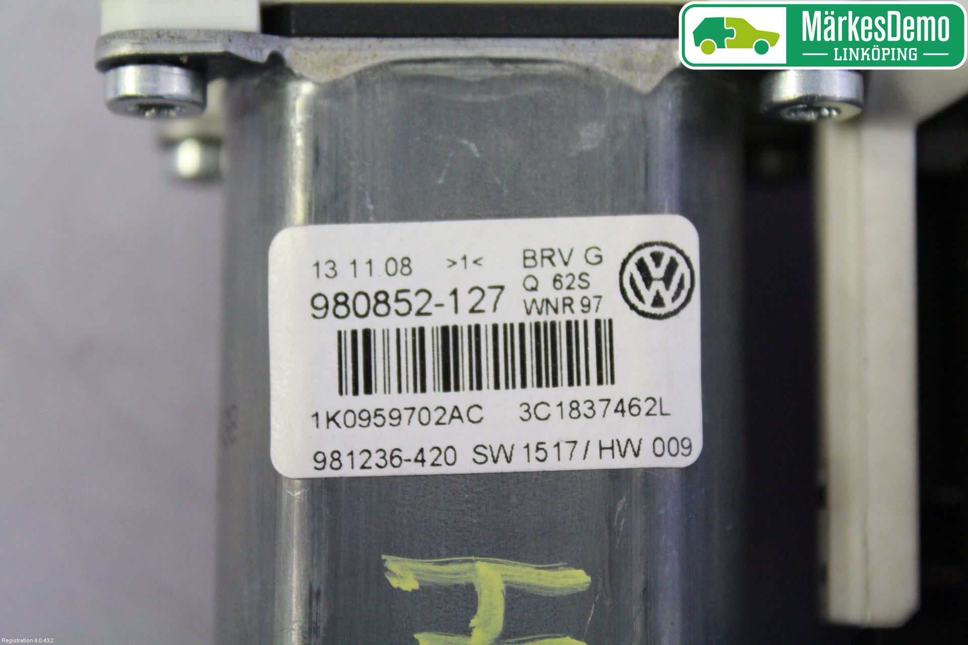Volkswagen VW PASSAT 05-11 Fönsterhissmotor