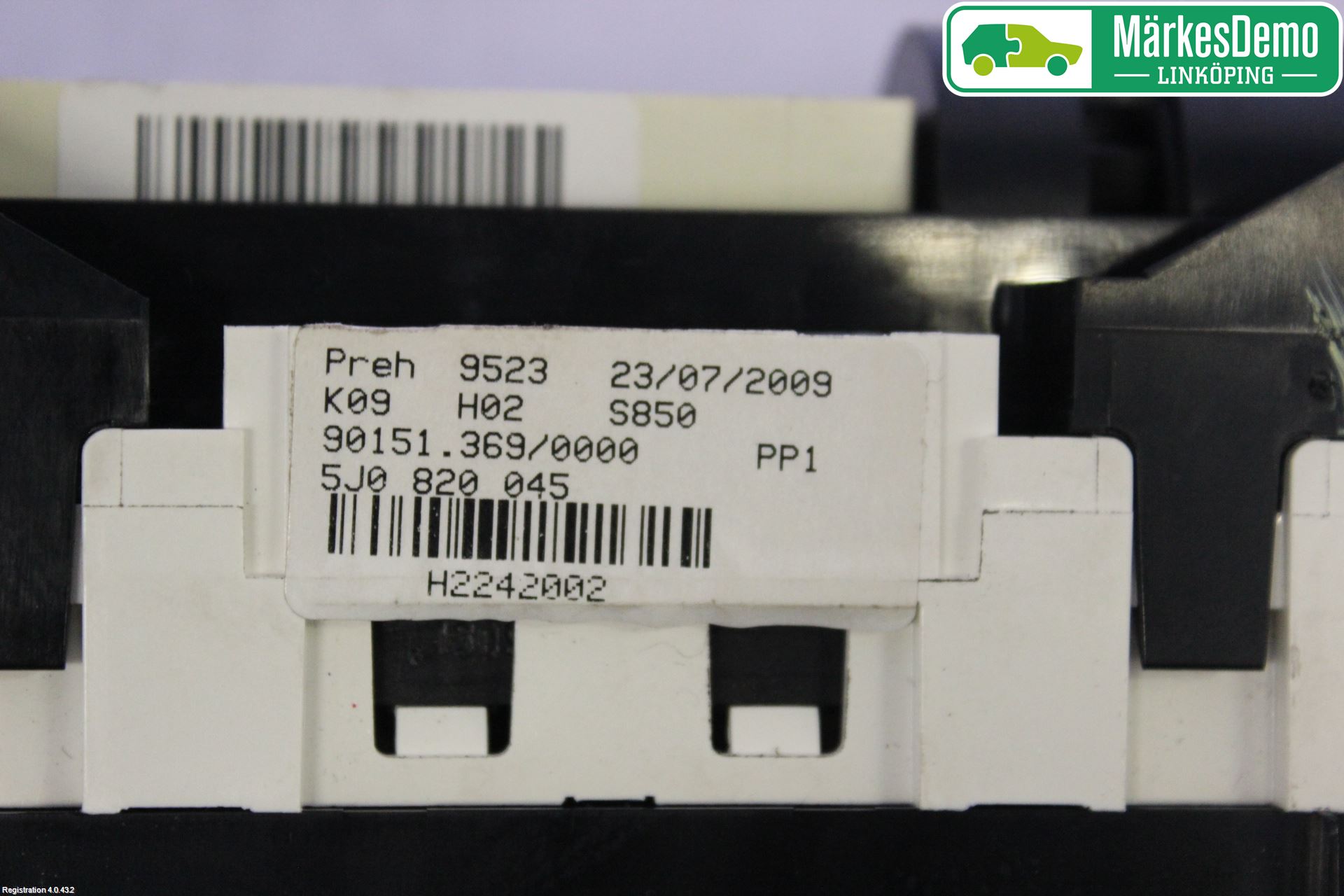 Skoda FABIA 07-14 Ac Styrenhet Ac Manöveren