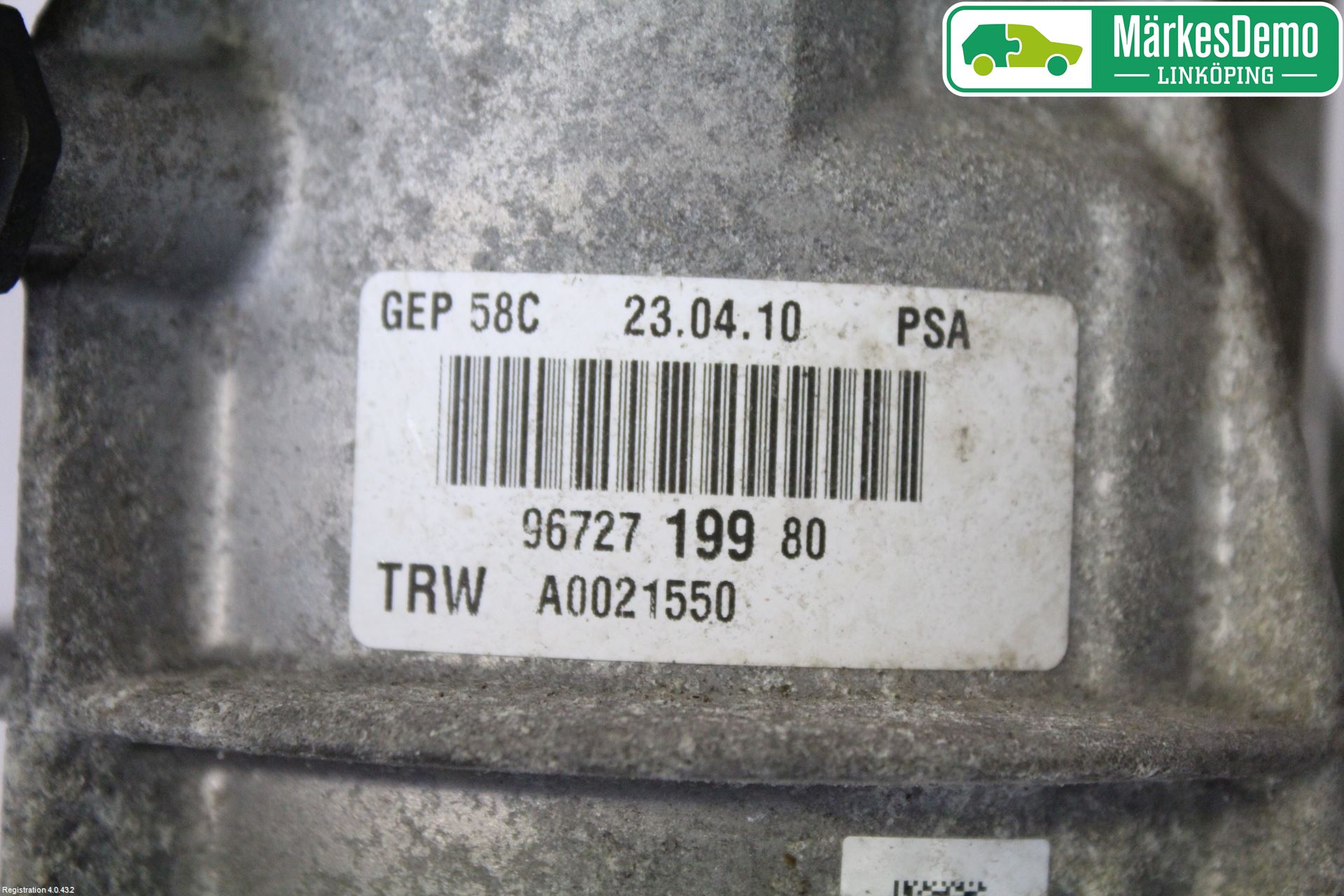 Peugeot 308 08-13 Styrservo Pump Elektrisk