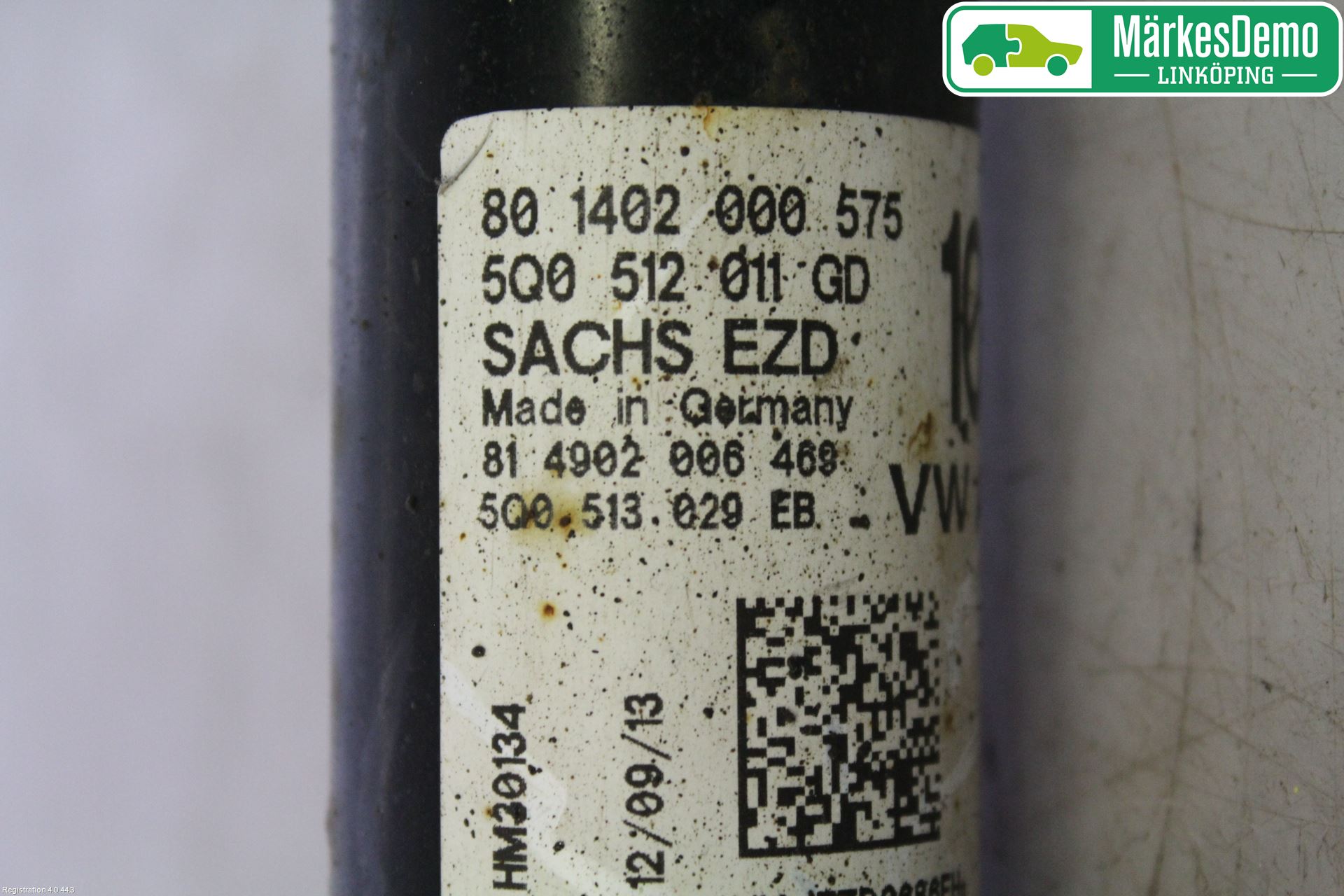 Audi A3/S3 8V 13-20 Stötdämpare Bak