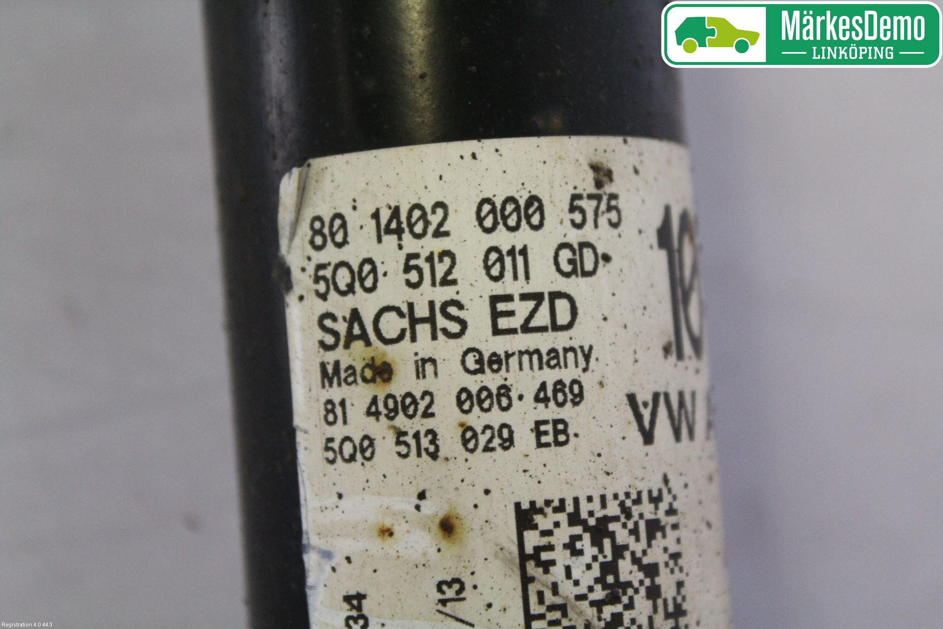 Audi A3/S3 8V 13-20 Stötdämpare Bak