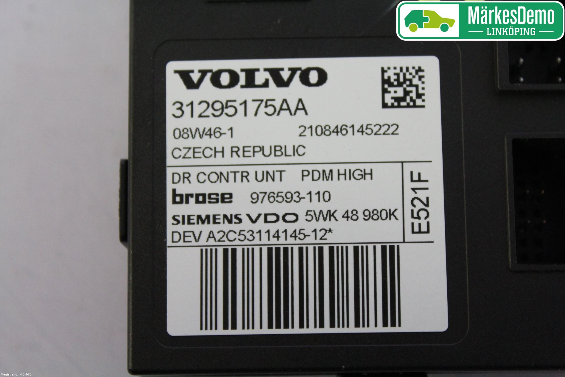 Volvo V50 08-12 Fönsterhissmotor