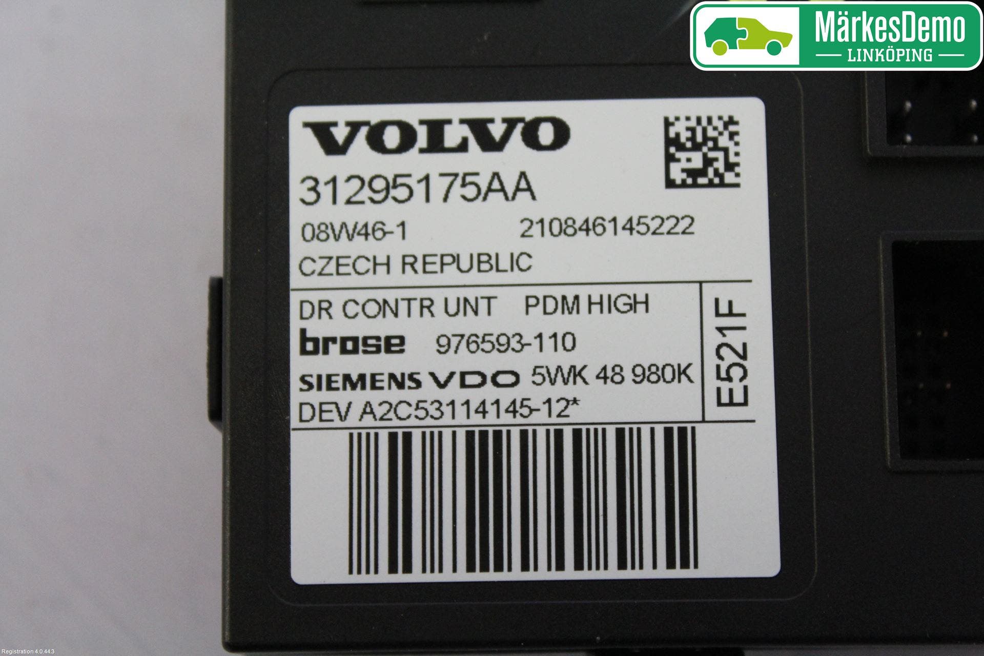 Volvo V50 08-12 Fönsterhissmotor