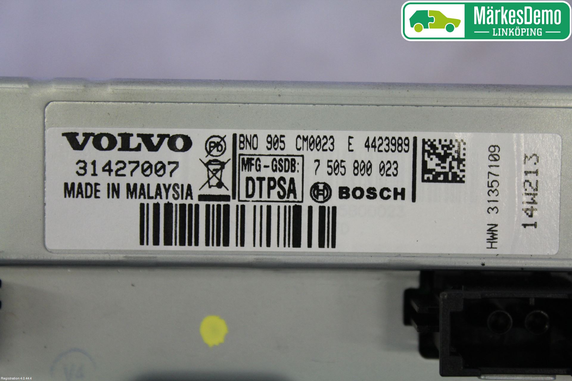 Volvo V70 14-16 Multifunktionsdisplay