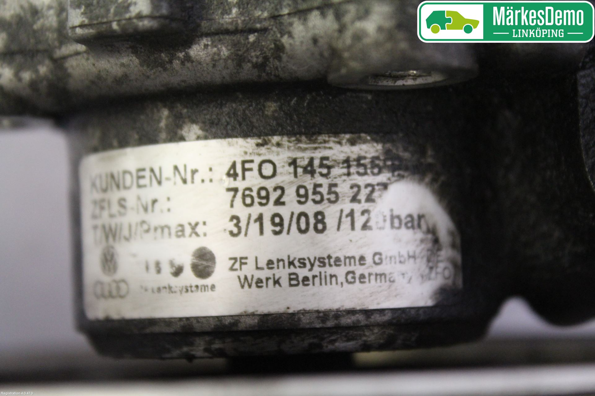 Audi A6/S6     05-11 Styrservopump