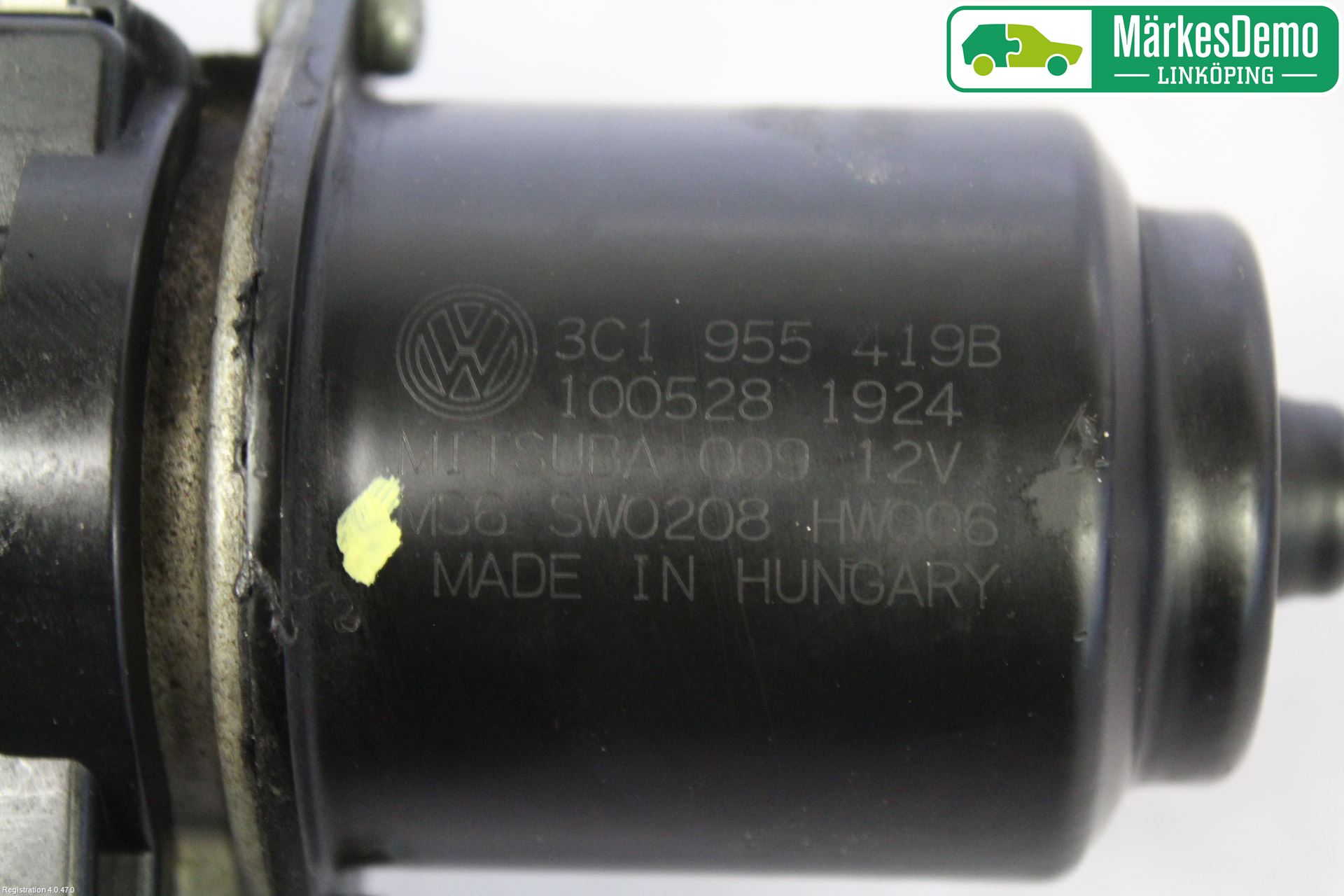 Volkswagen VW PASSAT 05-11 Torkarmotor Vindruta