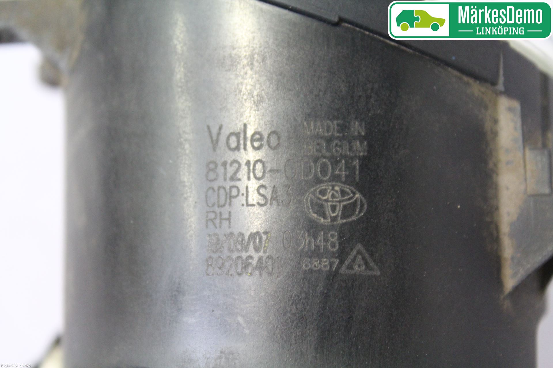 Toyota AURIS 07-09 Dimljus-Varselljus Fram