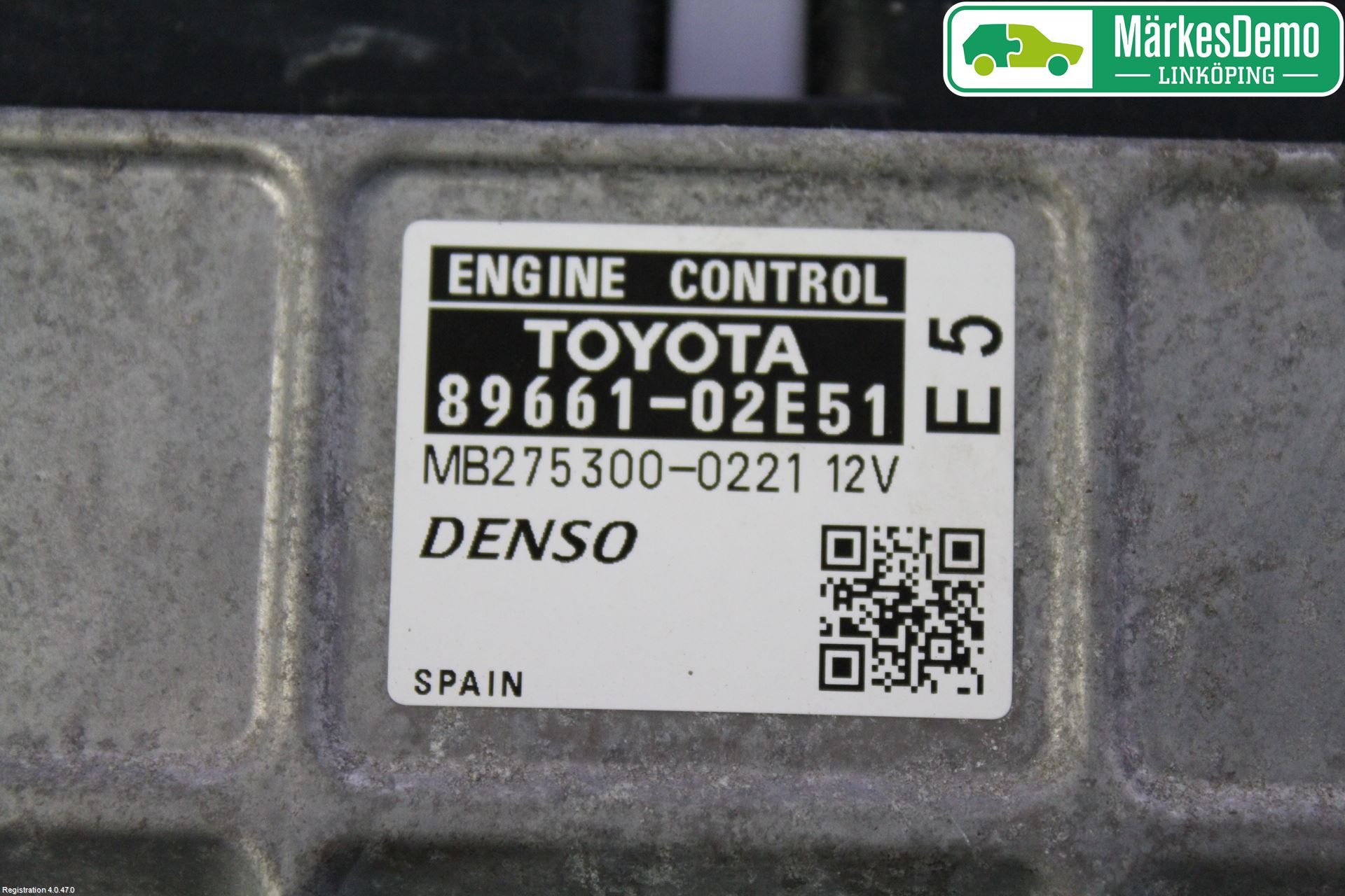 Toyota AURIS 07-09 Styrenhet Insprut Bensin